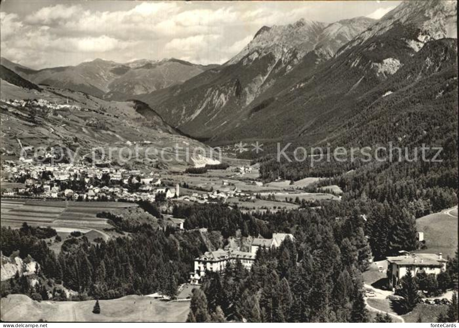 12579934 Scuol Tarasp Vulpera Fliegeraufnahme Scuol - Sonstige & Ohne Zuordnung