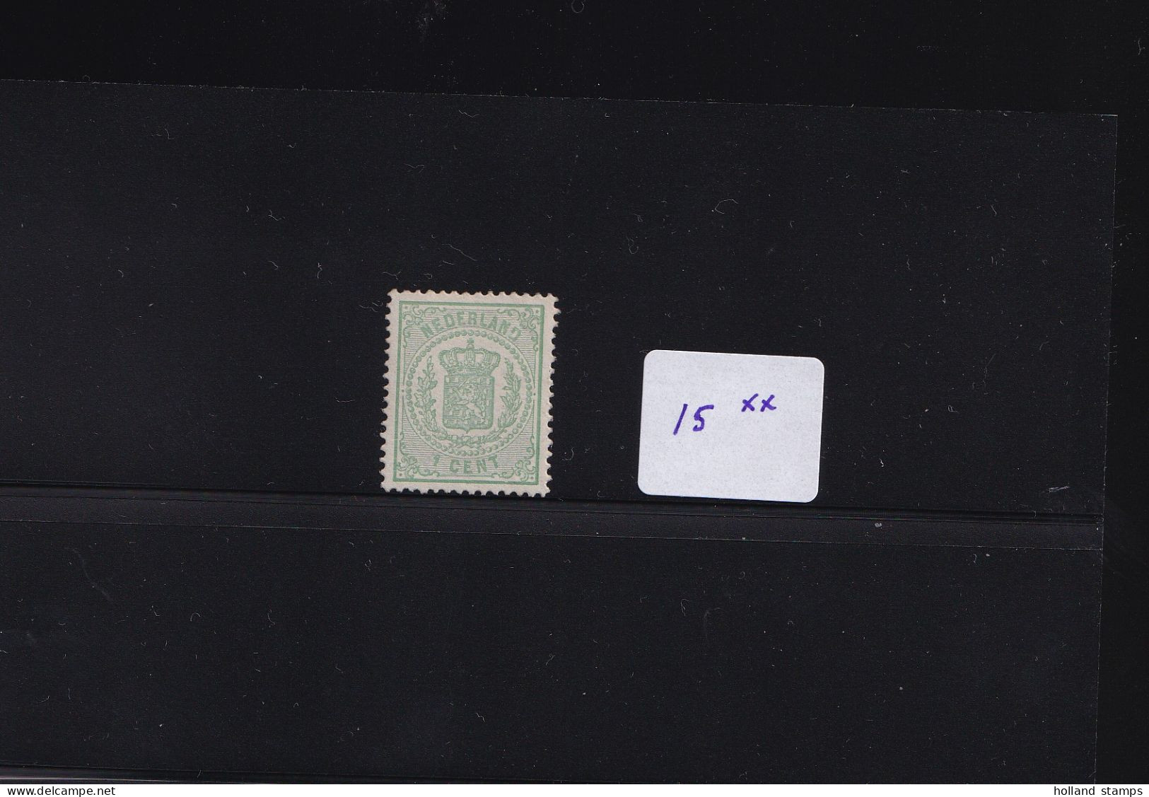 NEDERLAND *  15 Xx Met Plakkerrestje * NETHERLANDS - Unused Stamps