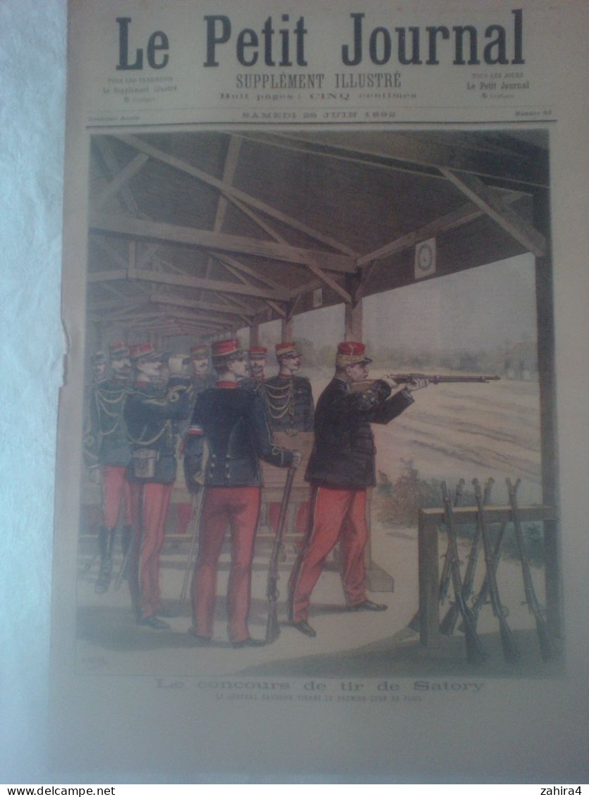 Le Petit Journal N83 Concours Tir Satory Général Saussier  Grand Duc Constantin D Russie à Domrémy Chanson Les Veililles - Zeitschriften - Vor 1900