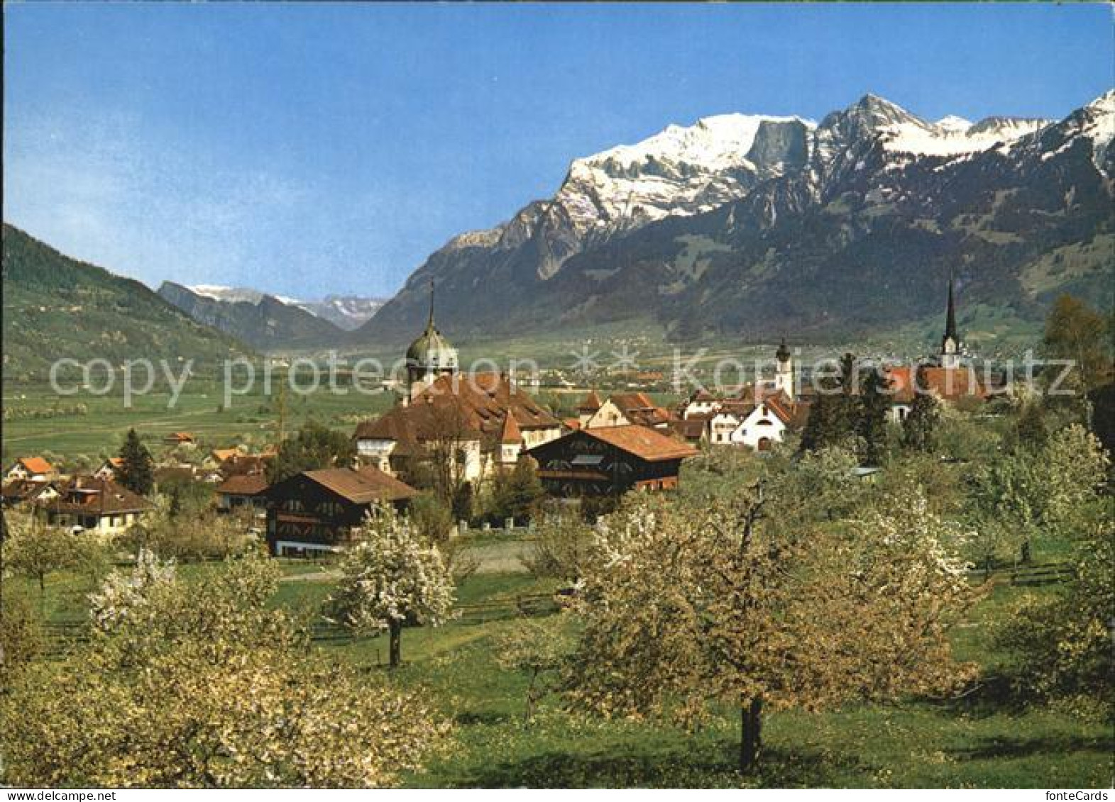 12578953 Zizers Johannes Stift Flascherberg Falknis Gleckwand Zizers - Sonstige & Ohne Zuordnung