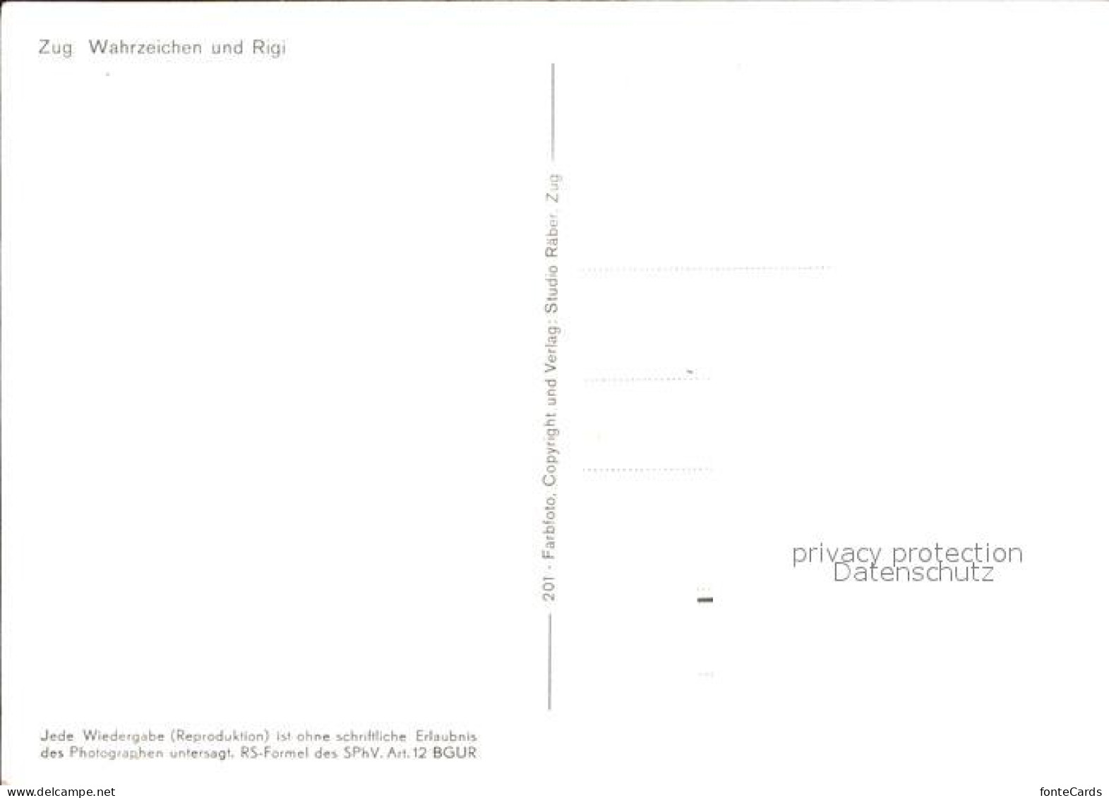 12578950 Zug  ZG Wahrzeichen Rigi  - Other & Unclassified