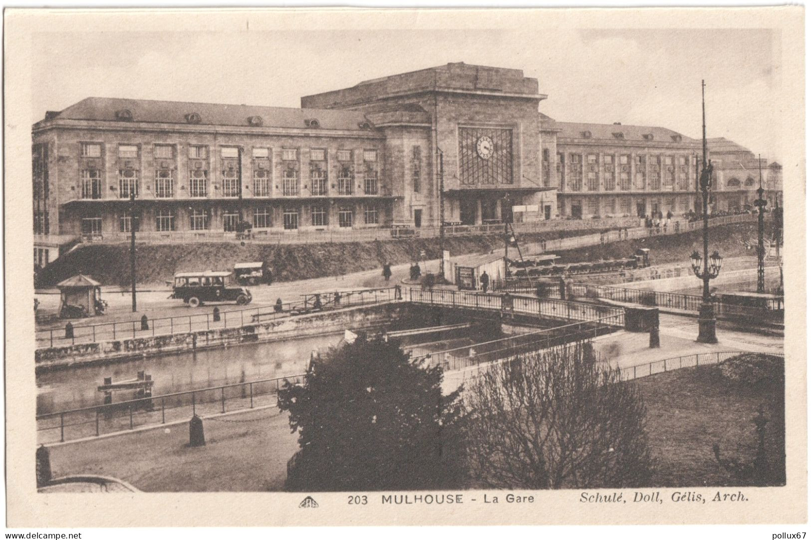 CPA DE MULHOUSE  (HAUT-RHIN)  LA GARE - Mulhouse