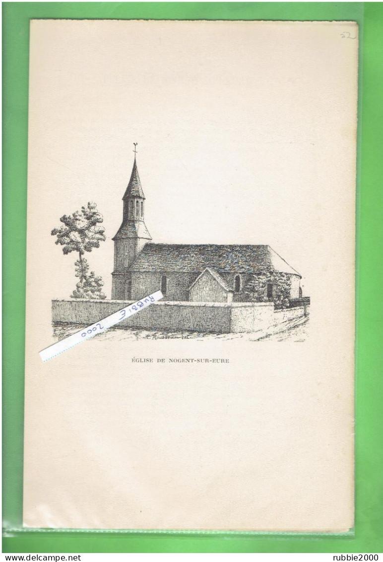 1897 EGLISE DE NOGENT SUR EURE EURE ET LOIR - Centre - Val De Loire