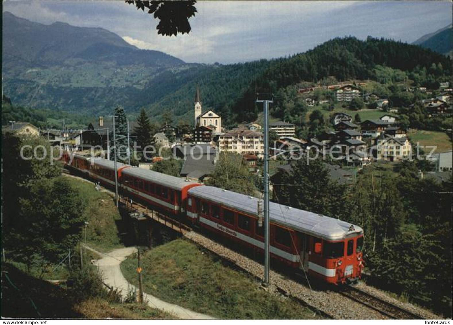 12578383 Fiesch Furka Oberalp Bahn Fiesch - Altri & Non Classificati
