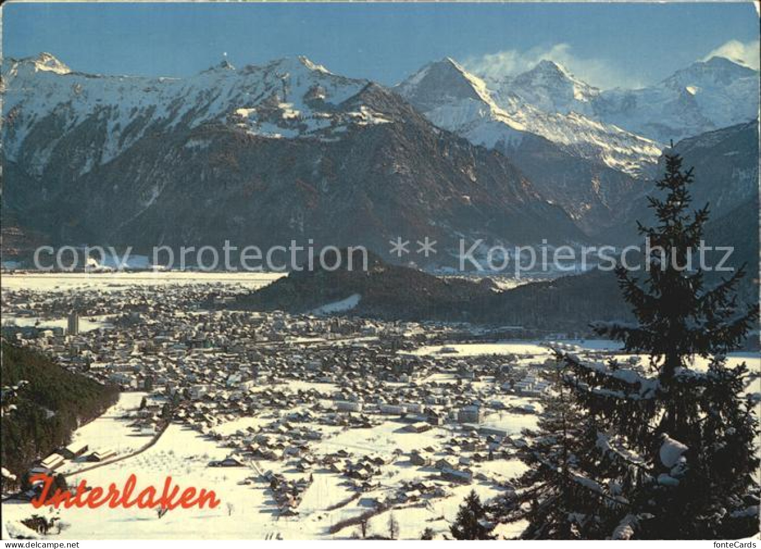 12578382 Interlaken BE Eiger Moench Jungfrau Interlaken - Altri & Non Classificati