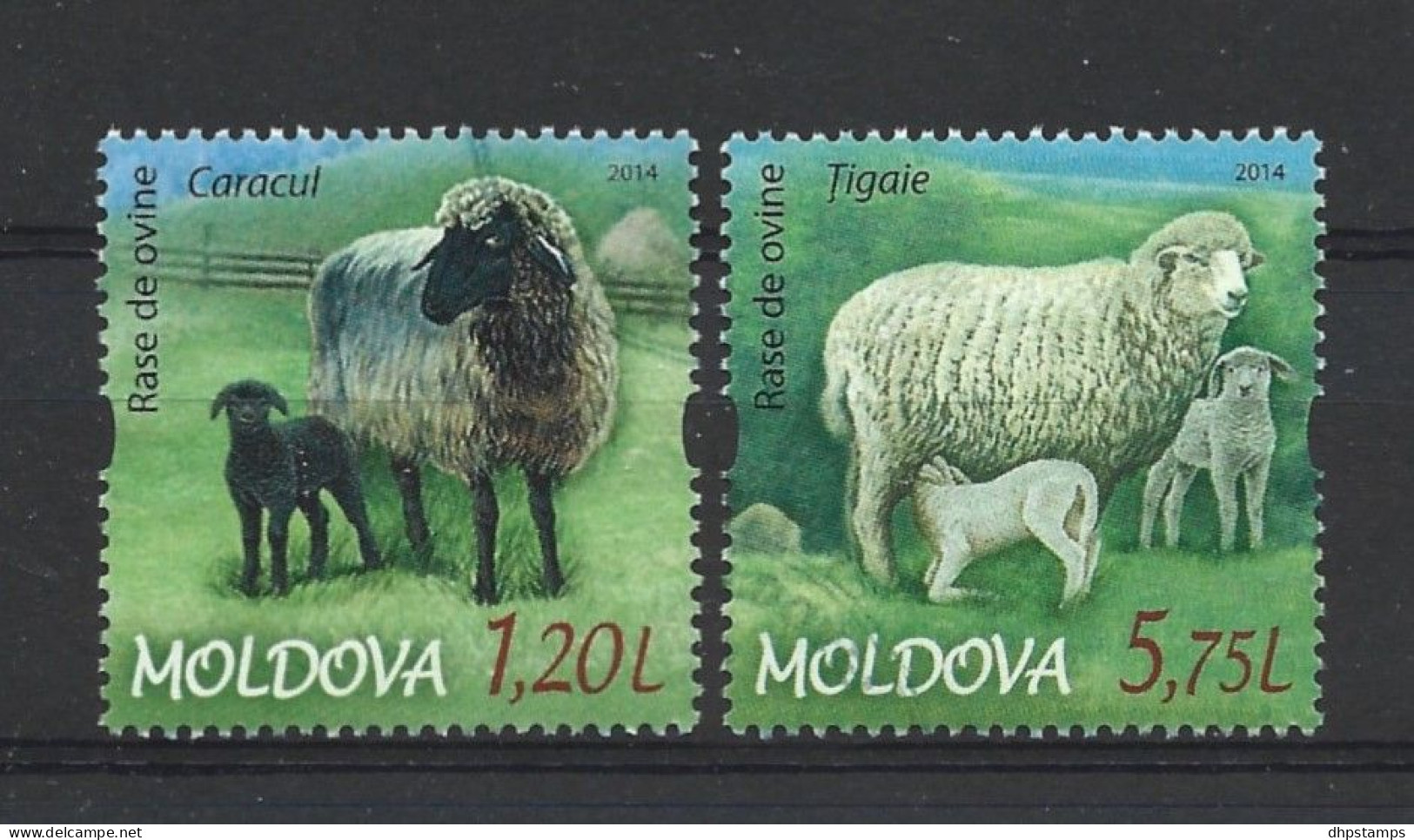 Moldova 2014 Sheep Y.T. 763/764 (0) - Moldavië