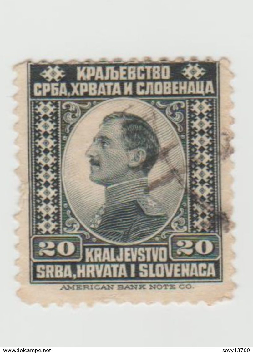 Yougoslavie - 4 Timbres Roi Alexandre Royaume Serbe Croate Et Slovene - Used Stamps