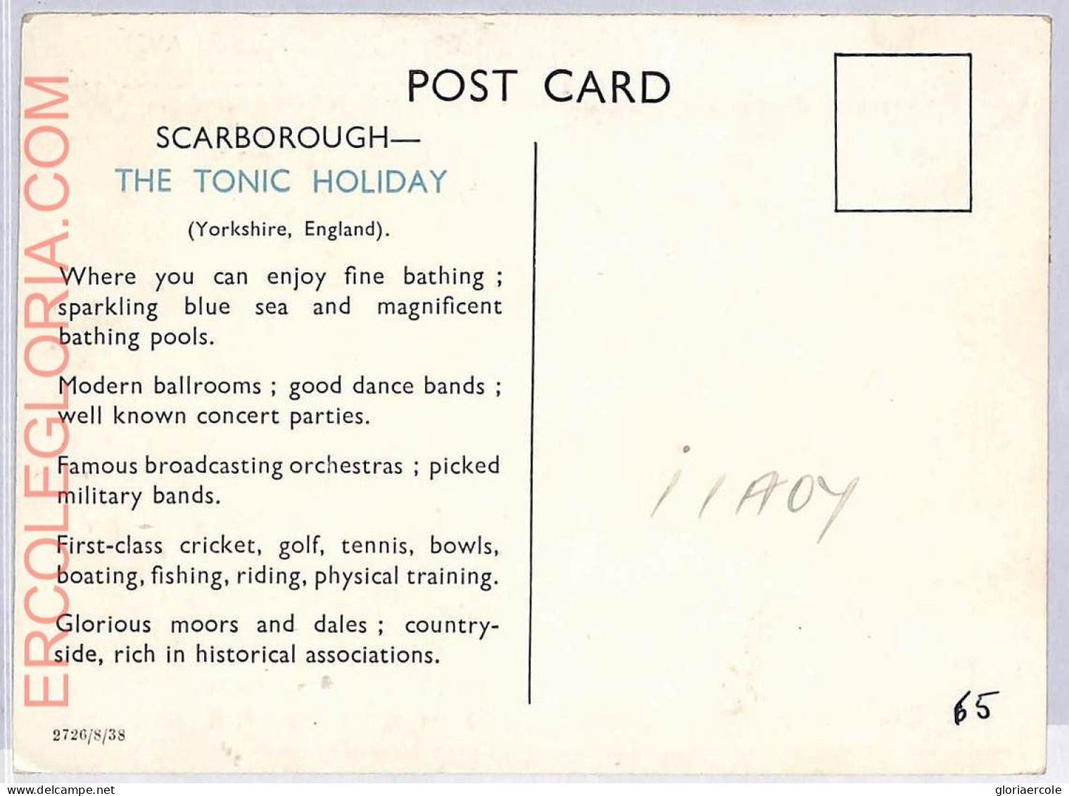 Ad9182 - GREAT BRITAIN - RADIO FREQUENCY CARD - England -  1947 - Radio