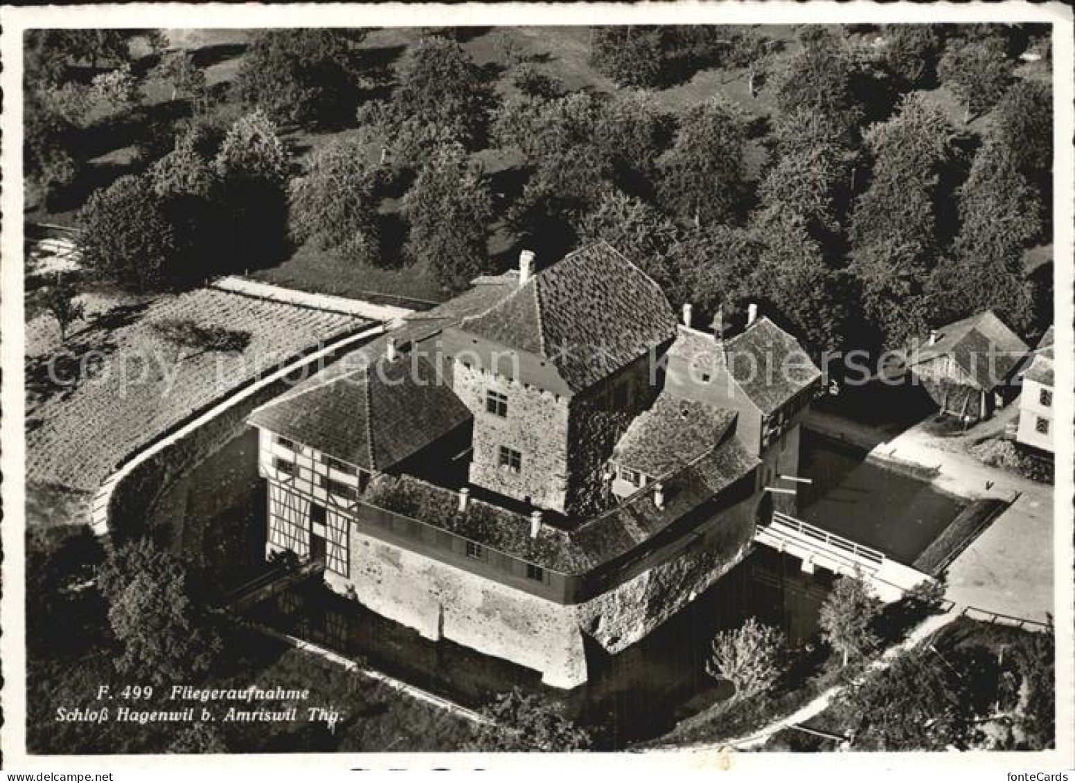 12578082 Amriswil TG Schloss Hagenwil Fliegeraufnahme Amriswil - Other & Unclassified