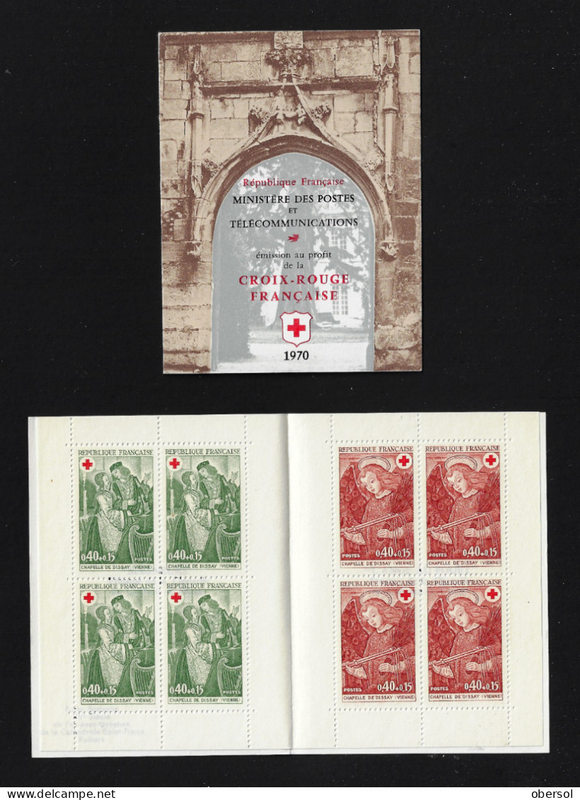 France 1970 Red Cross Complete Booklet MNH - Unused Stamps