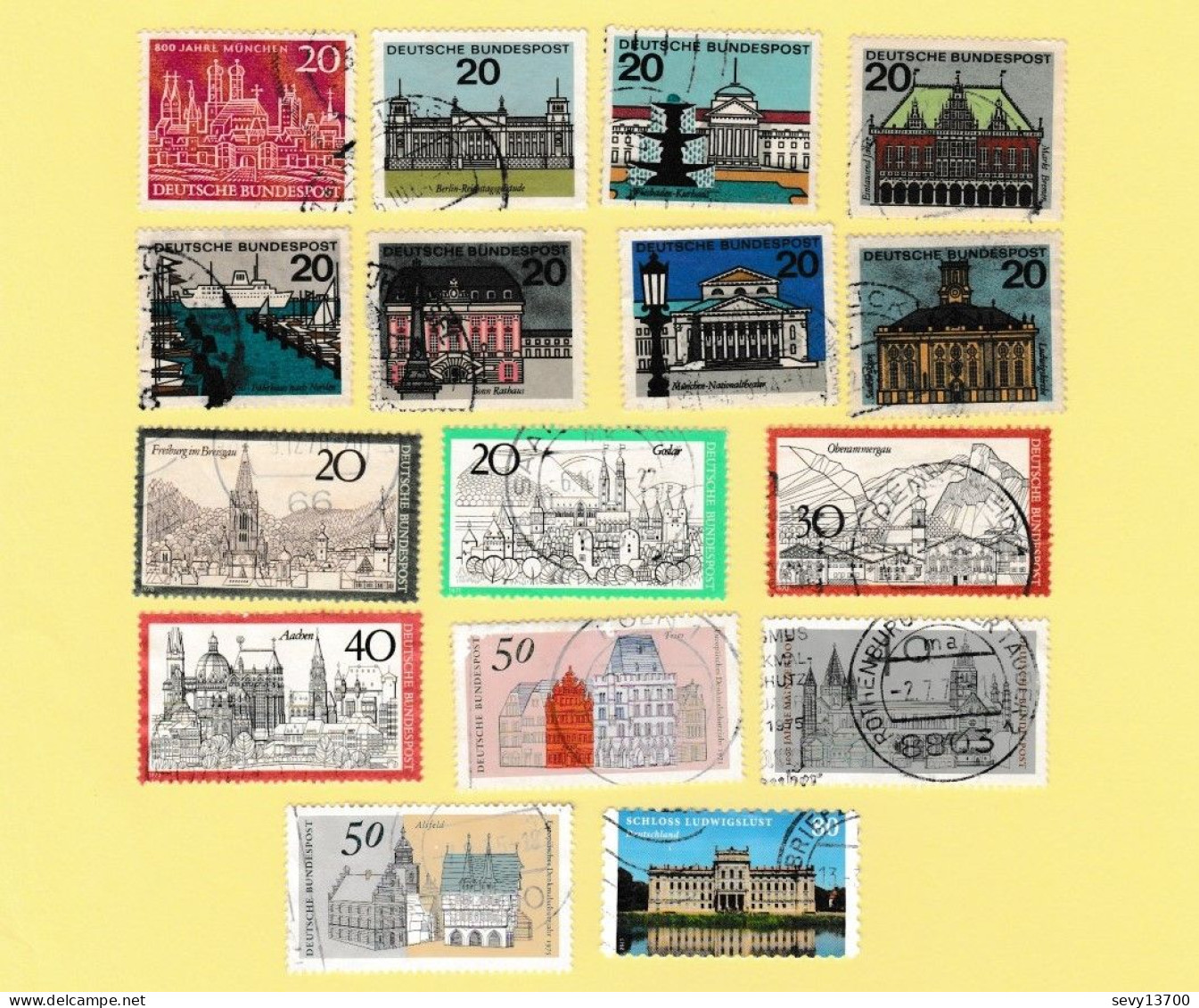 Allemagne - Deutsche Bundespost - RFA - Lot De 90 Timbres - Sonstige & Ohne Zuordnung