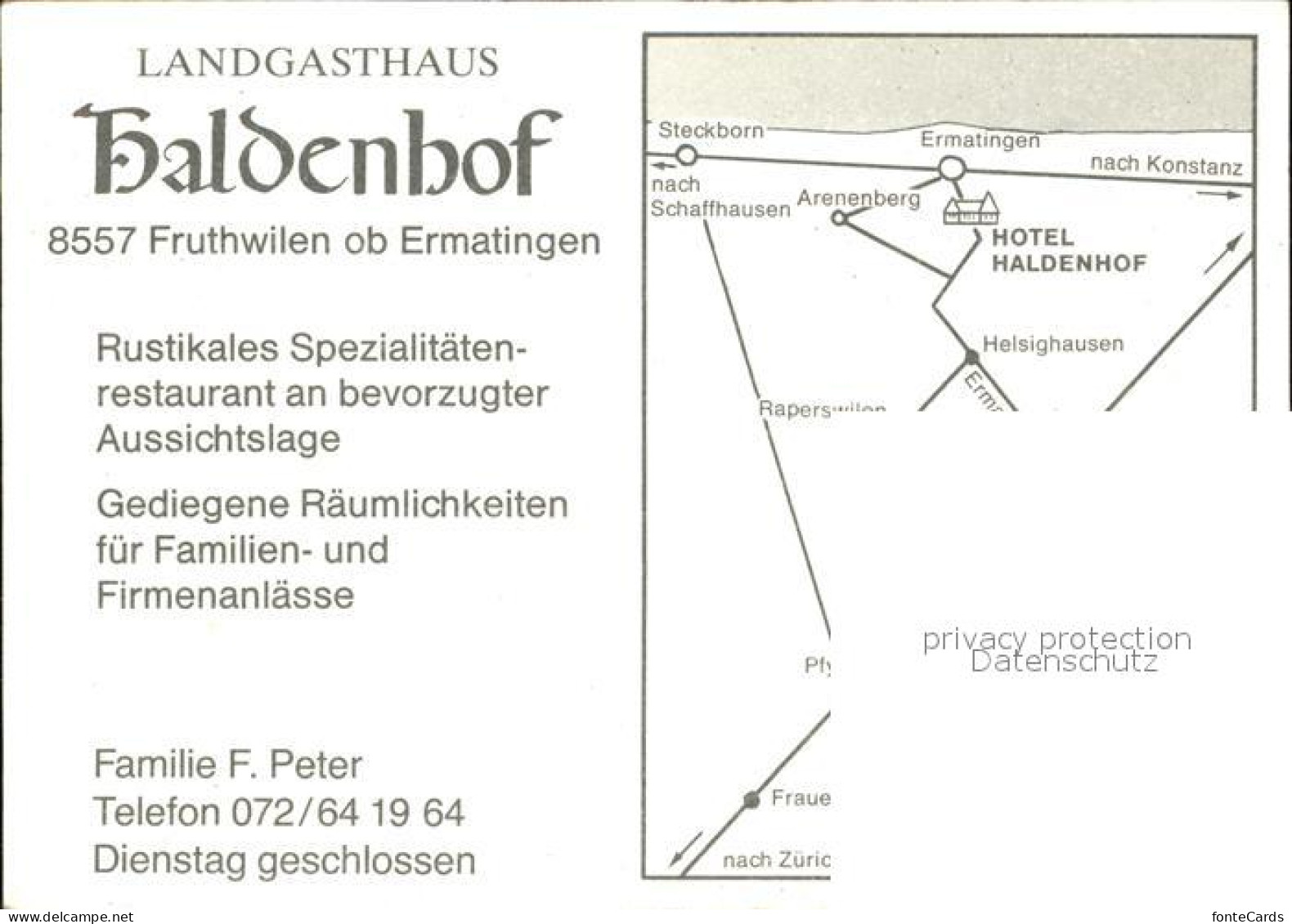 12578054 Fruthwilen Landgasthaus Haldenhof Fruthwilen - Sonstige & Ohne Zuordnung