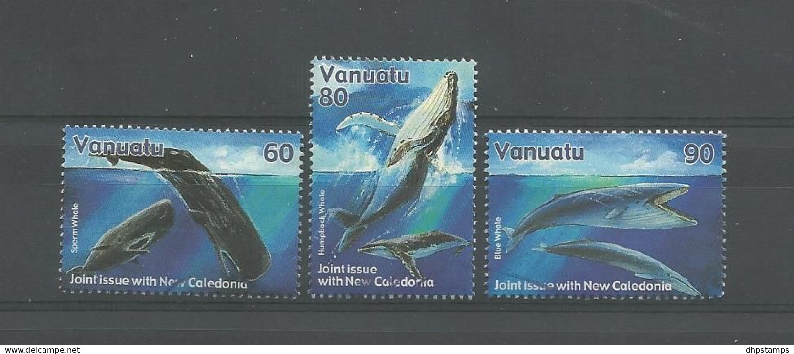 Vanuatu 2001 Whales Y.T. 1110/1112 (0) - Vanuatu (1980-...)