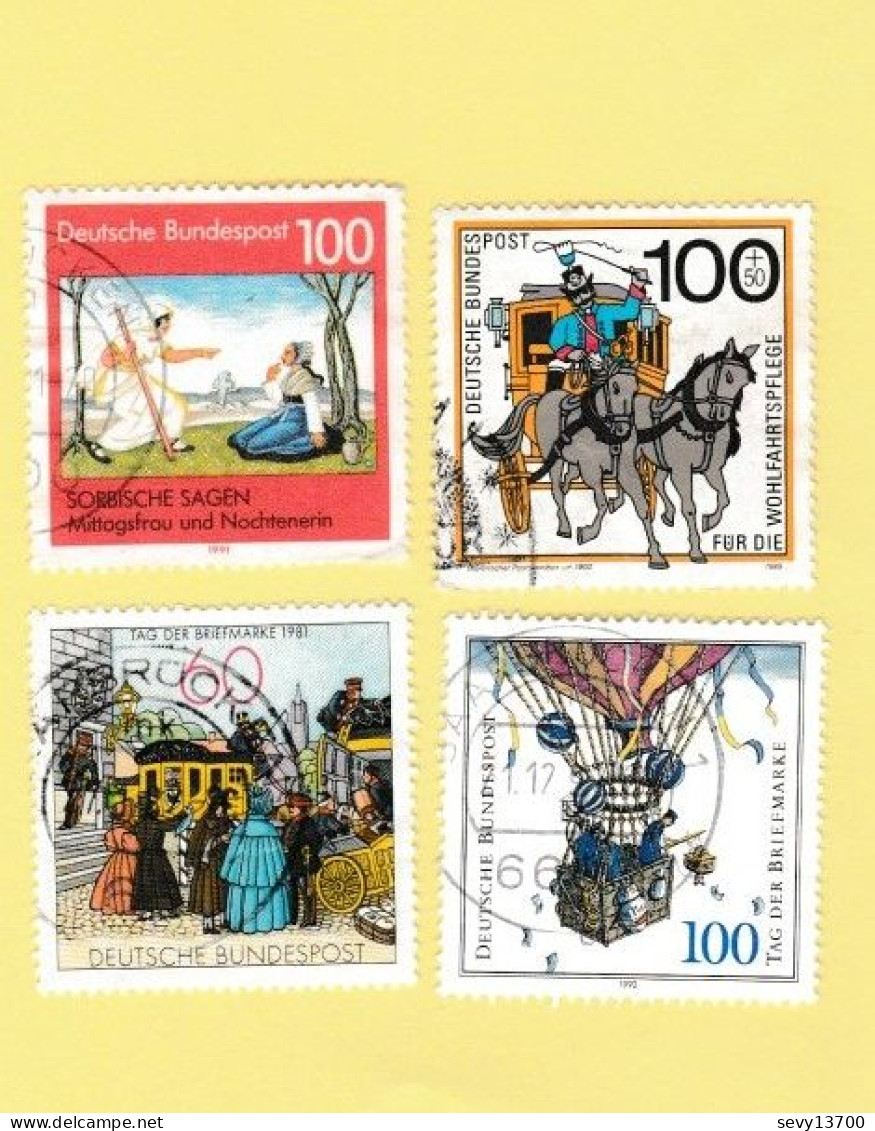 Allemagne - Deutsche Bundespost - RFA - Lot De 95 Timbres - Sonstige & Ohne Zuordnung