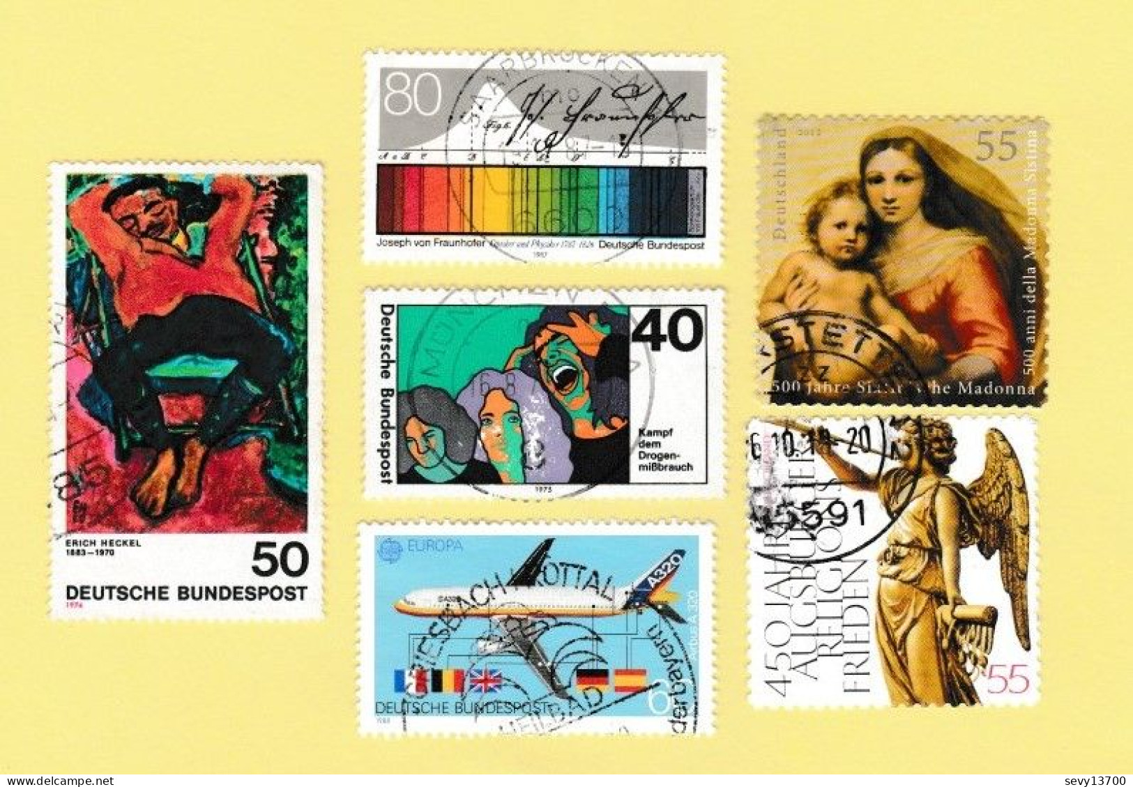 Allemagne - Deutsche Bundespost - RFA - lot de 95 timbres