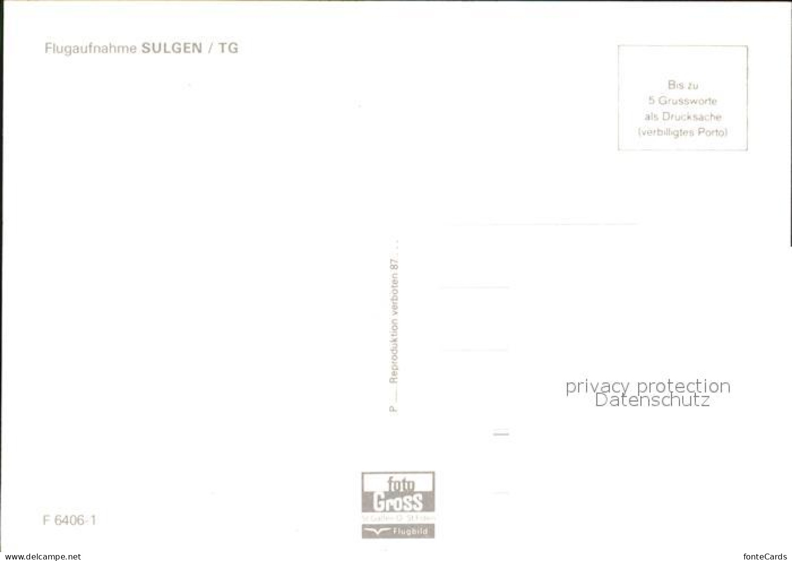 12578043 Sulgen Bischofszell Fliegeraufnahme Sulgen - Autres & Non Classés