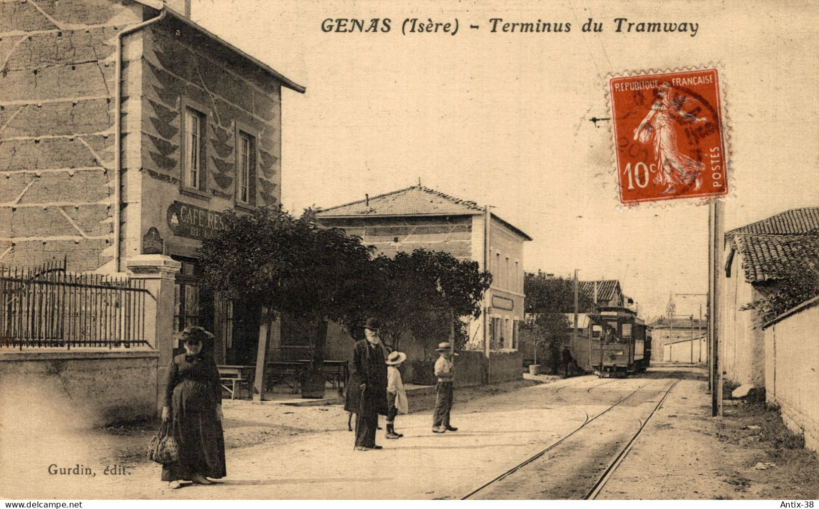 N77 - 38 - GENAS - Isère - Terminus Du Tramway - Andere & Zonder Classificatie
