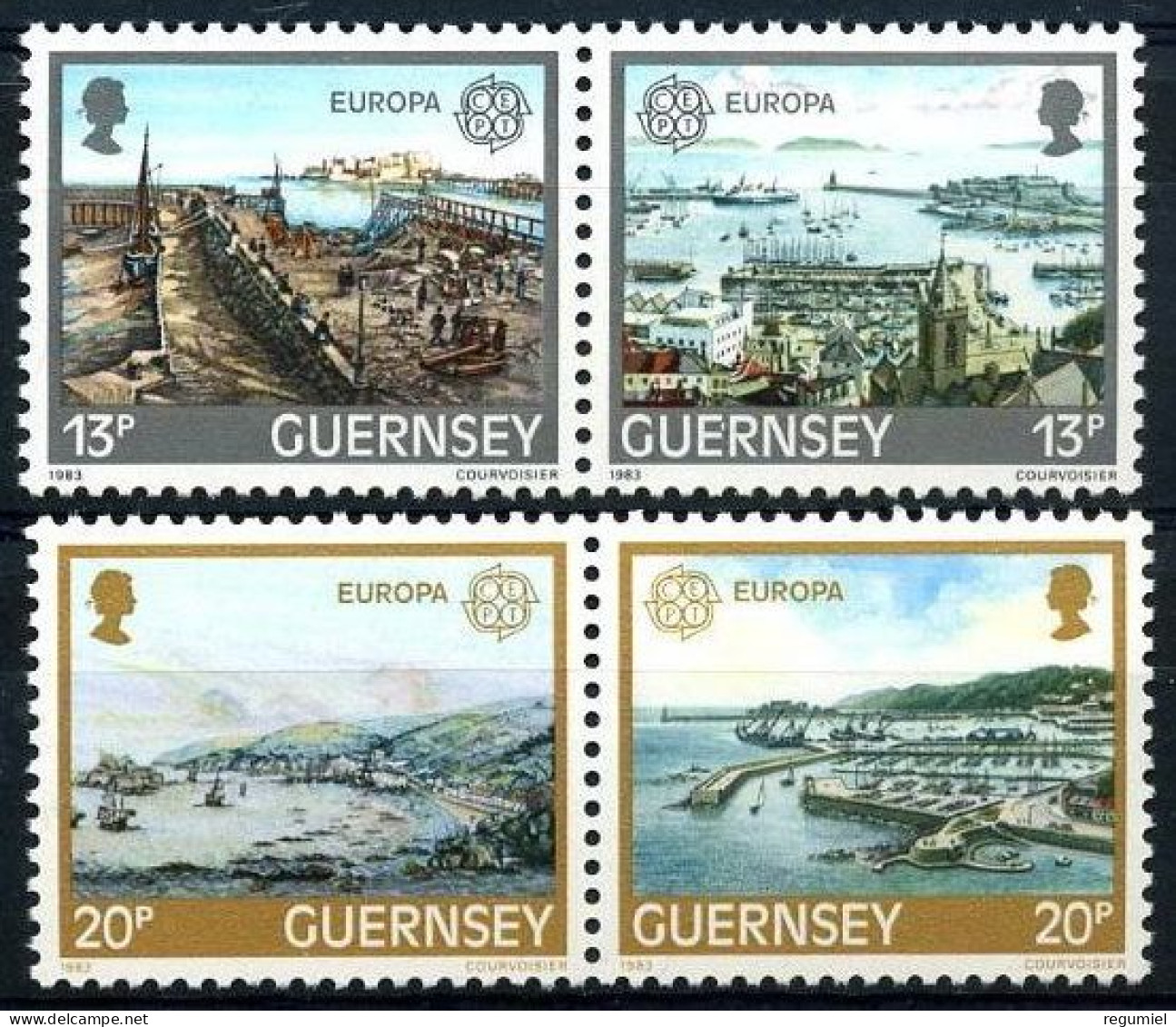 Guernsey 267/270 ** MNH. 1983 - Guernsey