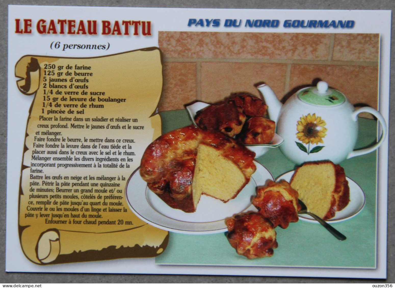 Recette Le Gateau Battu, Pays Du Nord Gourmand - Recetas De Cocina