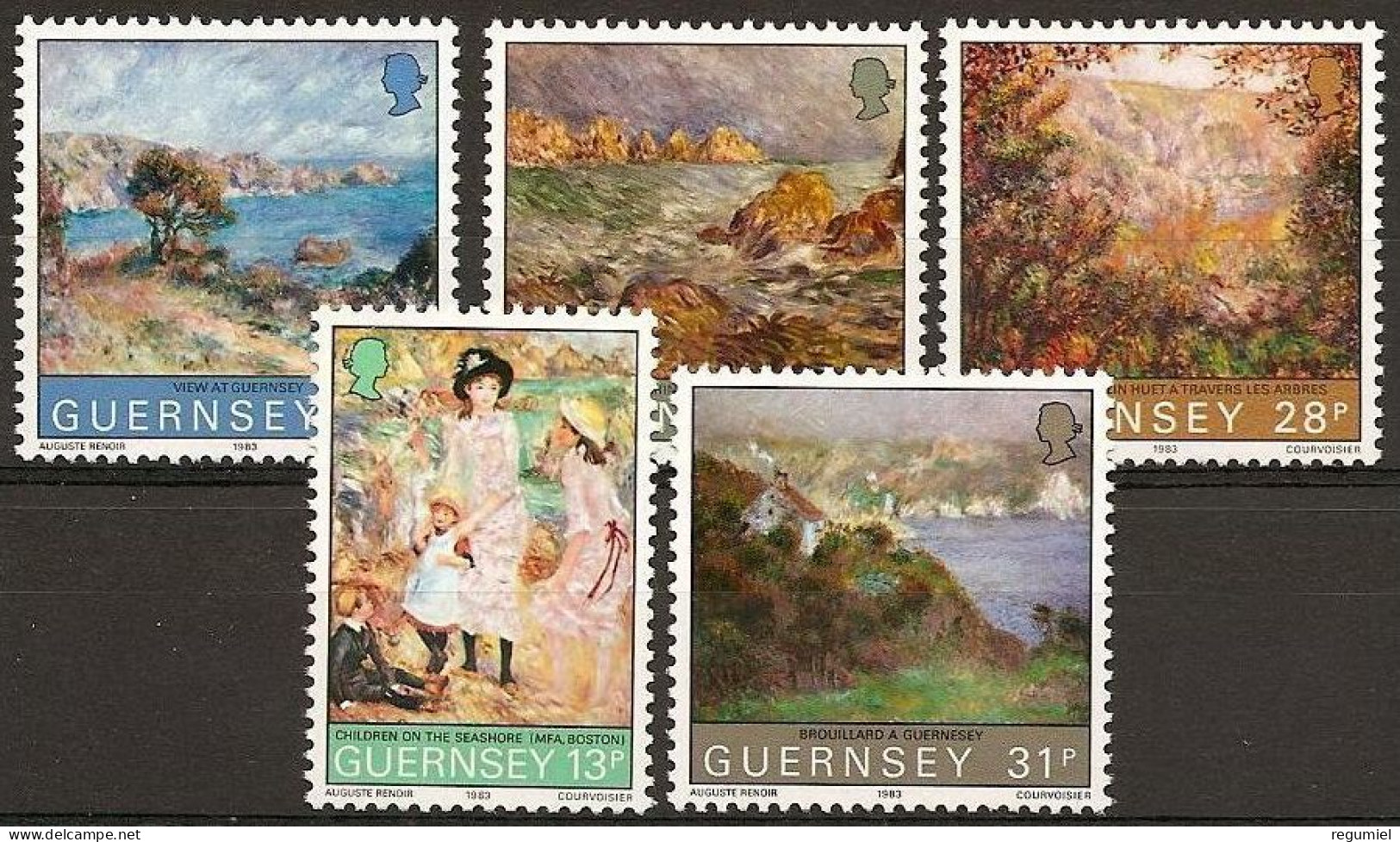 Guernsey 271/275 ** MNH. 1983 - Guernsey