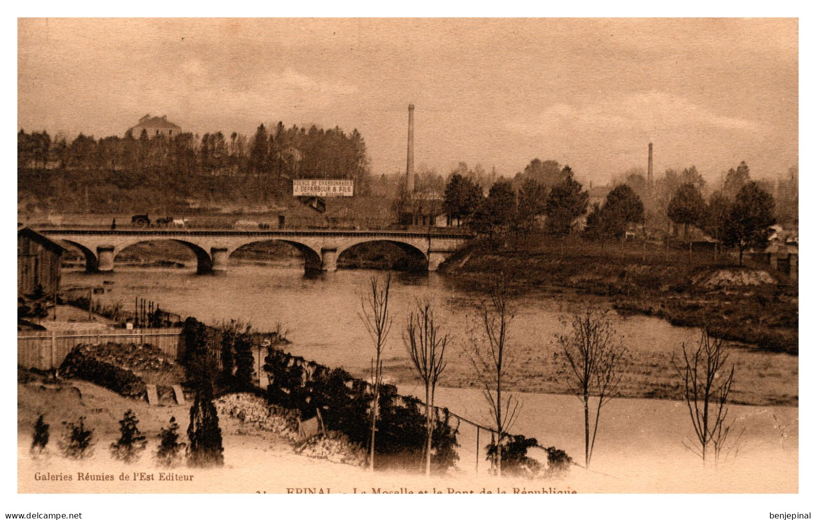 Epinal - La Moselle Au Pont De La République - Sonstige & Ohne Zuordnung