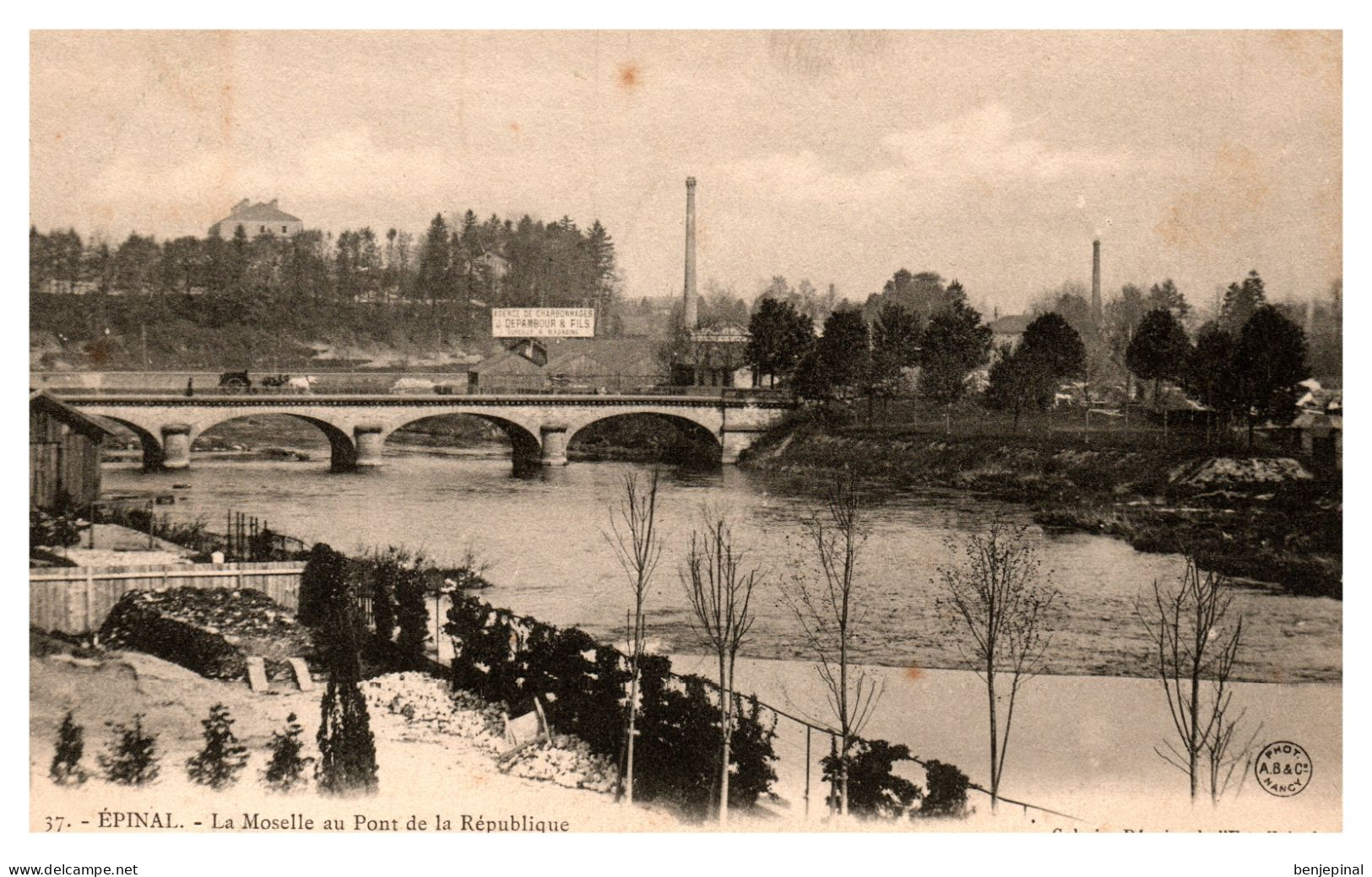 Epinal - La Moselle Au Pont De La République - Sonstige & Ohne Zuordnung