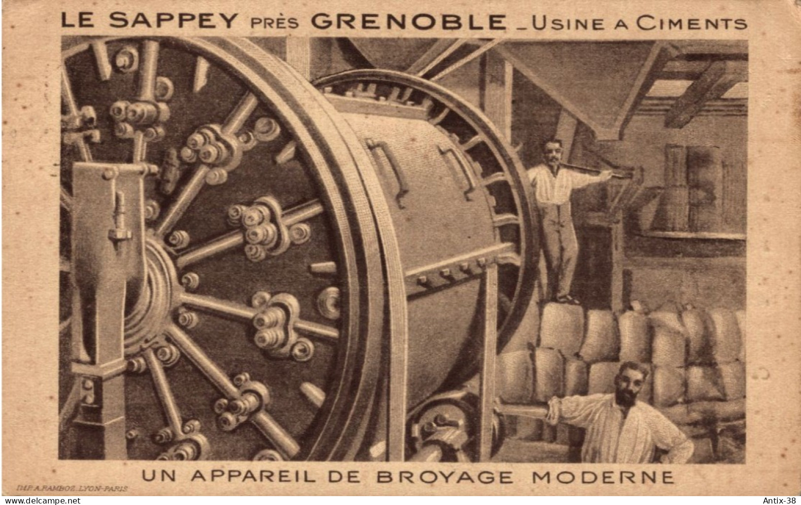 N77 - 38 - LE SAPPEY - Isère - Usine à Ciments - Un Appareil à Broyage Moderne - Otros & Sin Clasificación