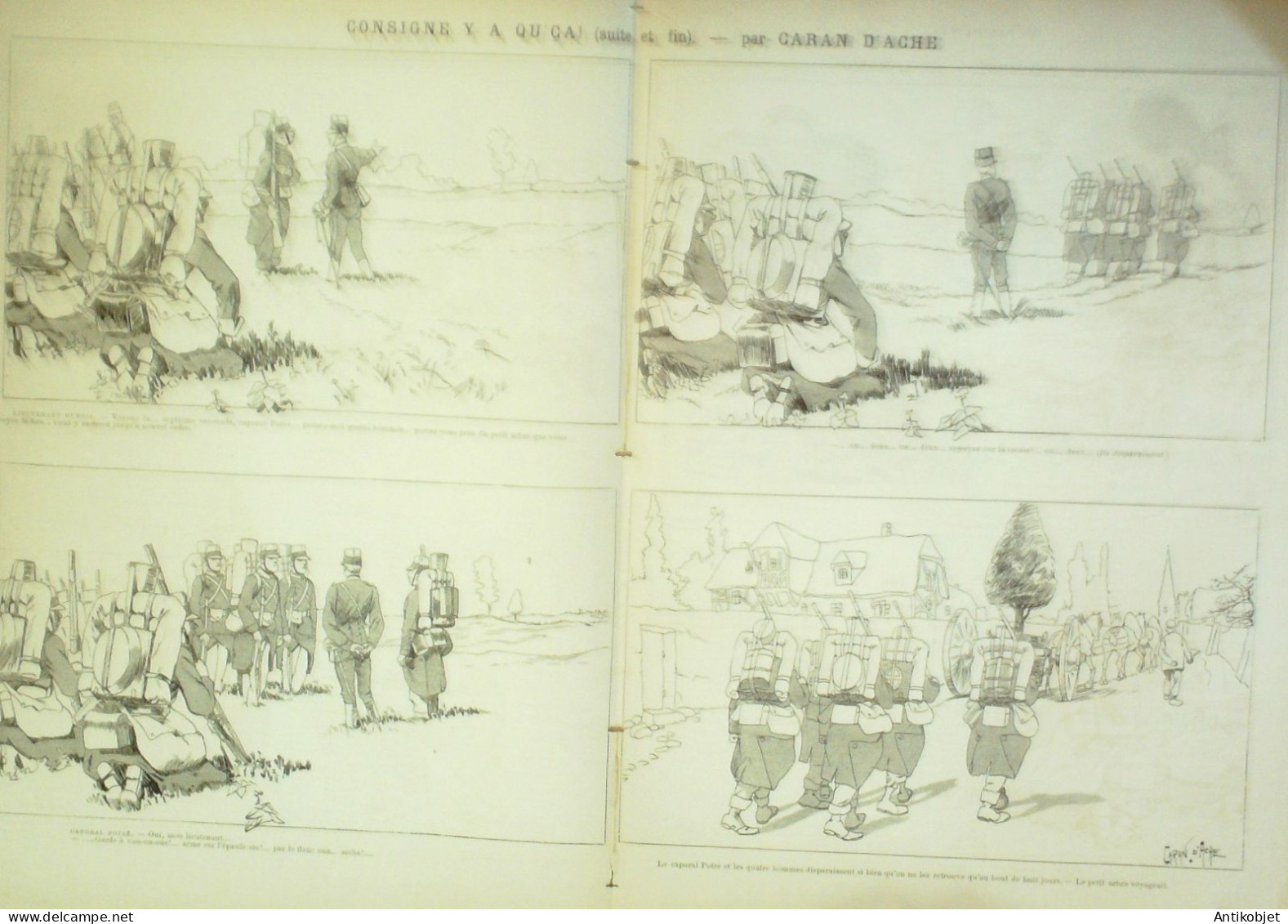 La Caricature 1886 N°351 Consigne Caran D'Ache Côtes Bretonne Robida - Tijdschriften - Voor 1900