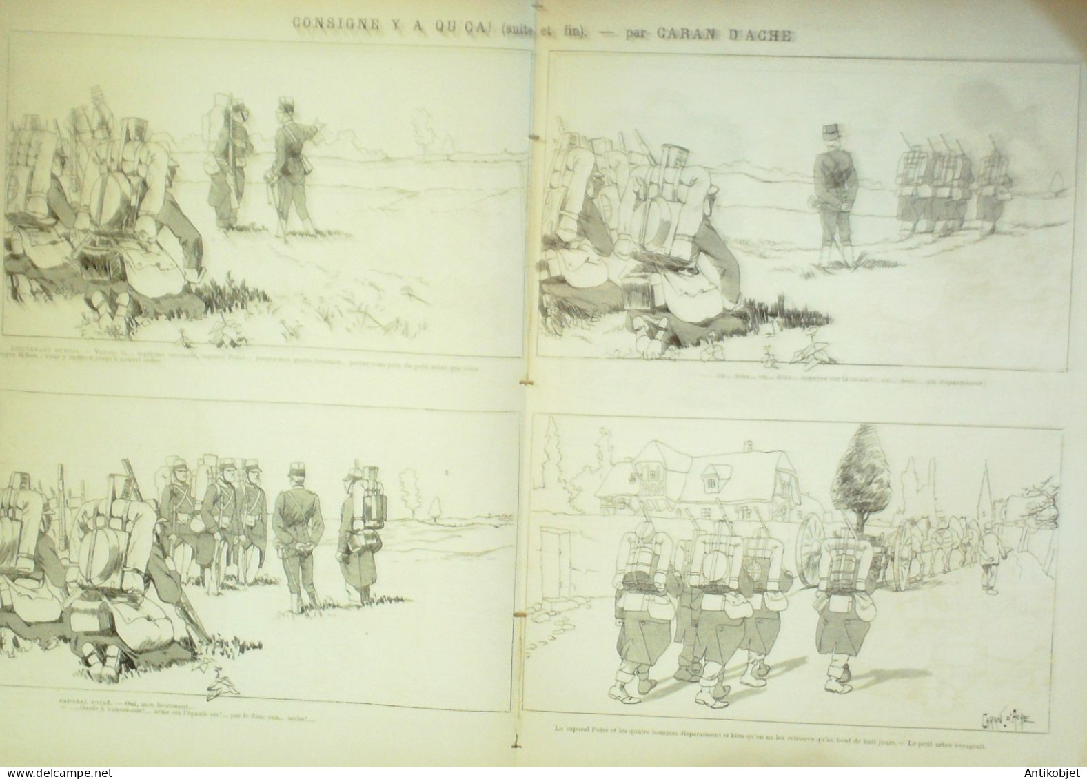 La Caricature 1886 N°351 Consigne Caran D'Ache Côtes Bretonne Robida - Revues Anciennes - Avant 1900