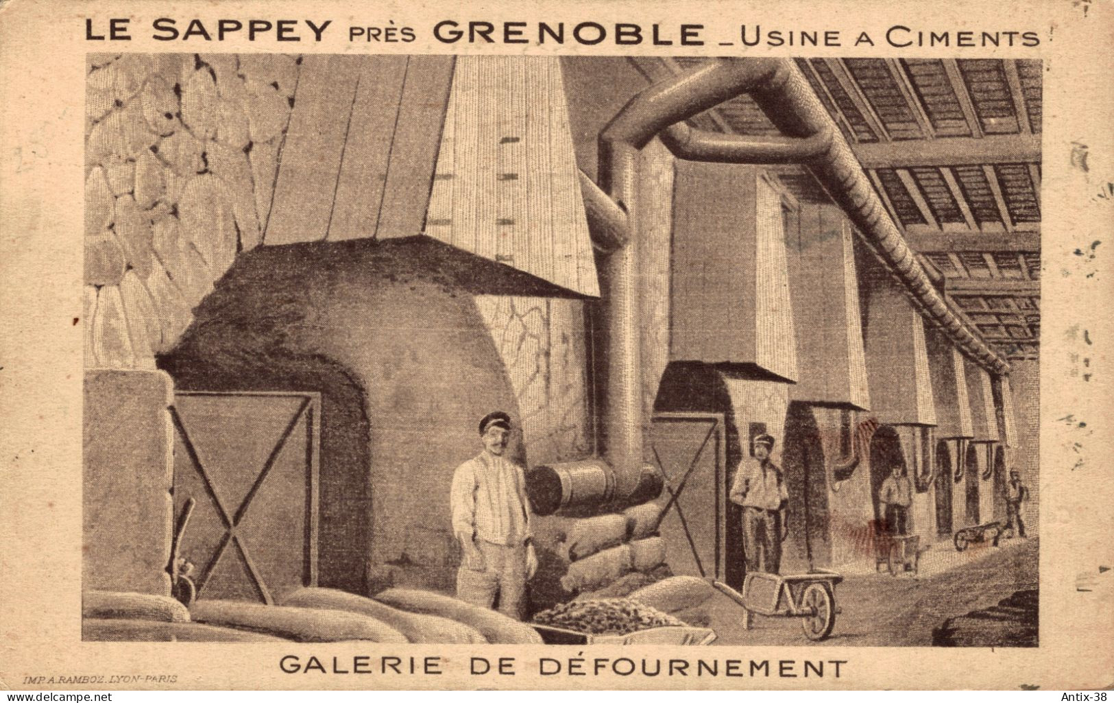 N77 - 38 - LE SAPPEY - Isère - Usine à Ciments - Galerie De Défournement - Autres & Non Classés