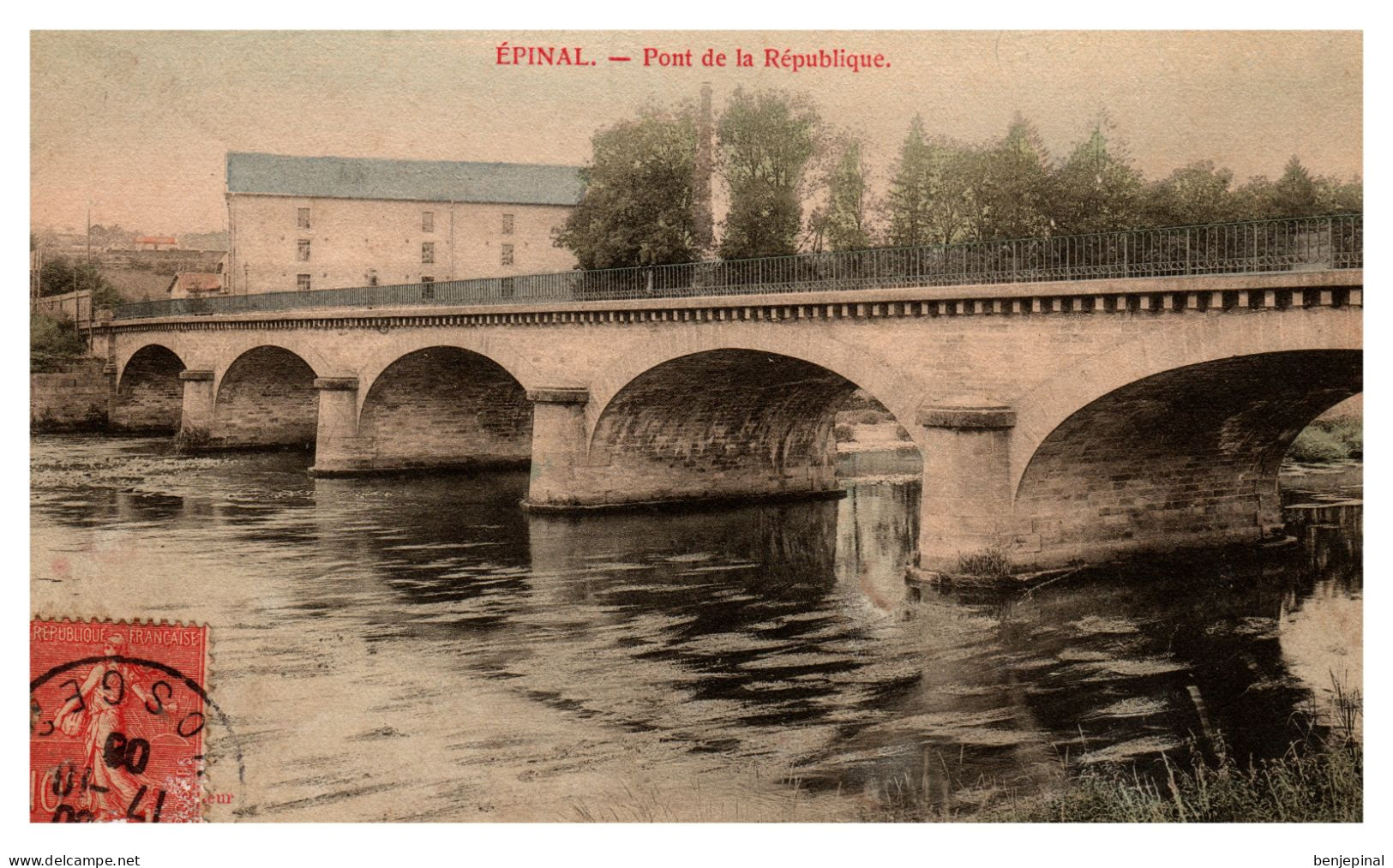 Epinal - Pont De La République (colorisée) - Altri & Non Classificati