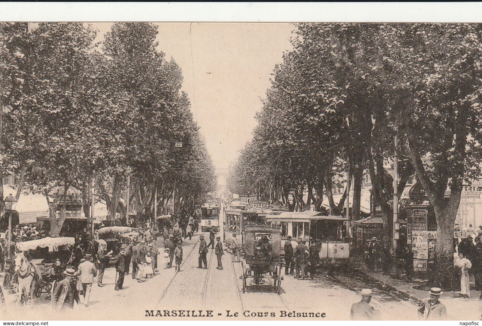 13-Marseille Le Cours Belsunce - The Canebière, City Centre
