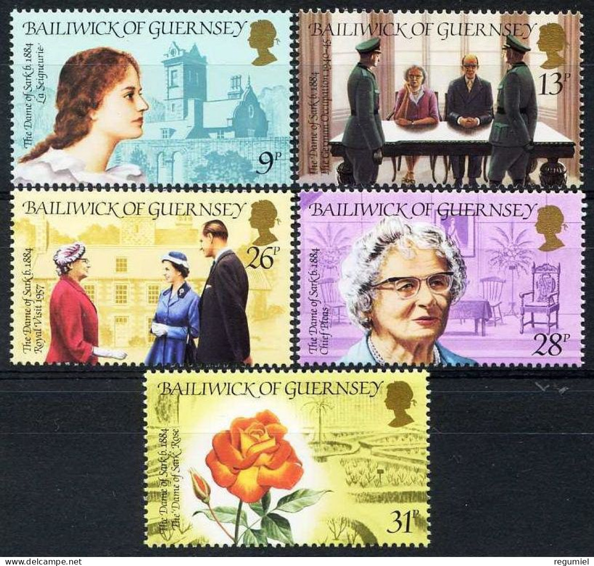 Guernsey 281/285 ** MNH. 1984 - Guernesey