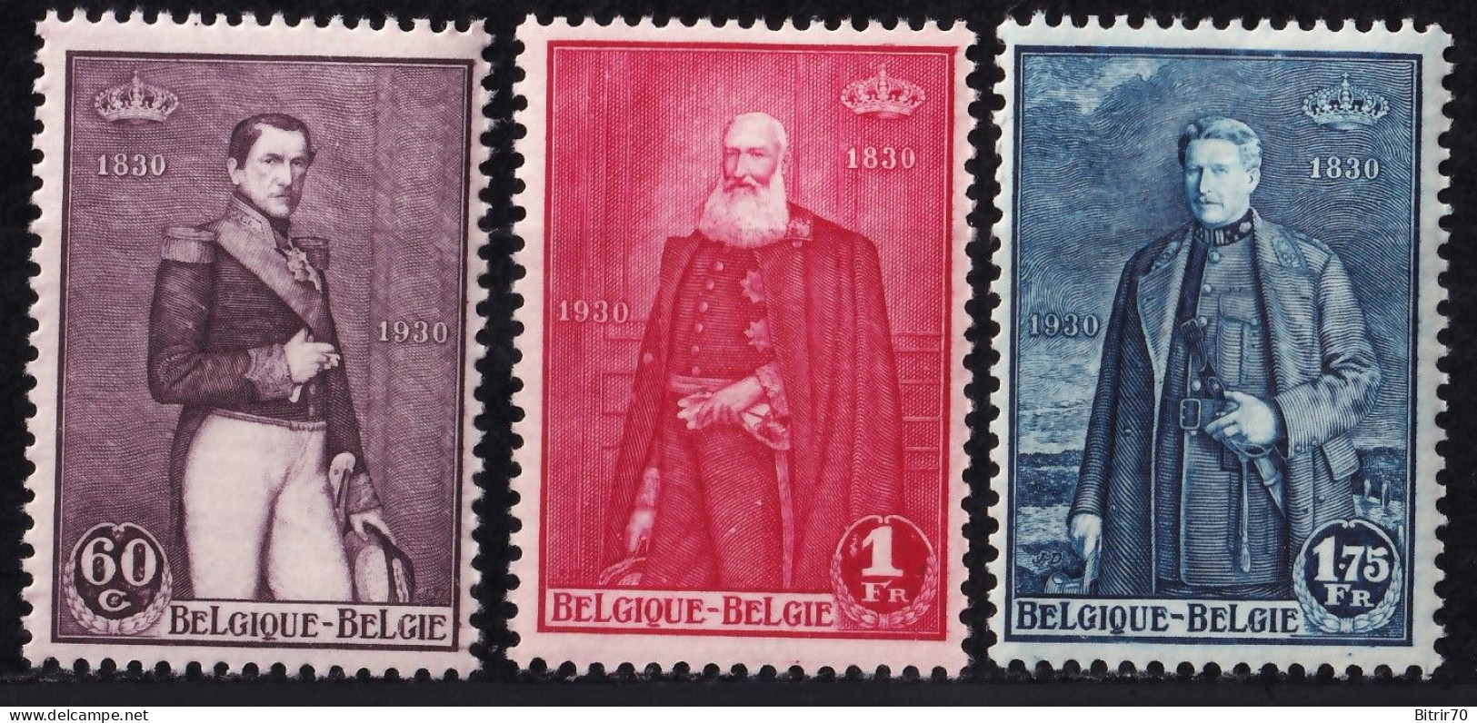 Belgica, 1930 Y&T. 302 / 304,  MNH. - Ungebraucht