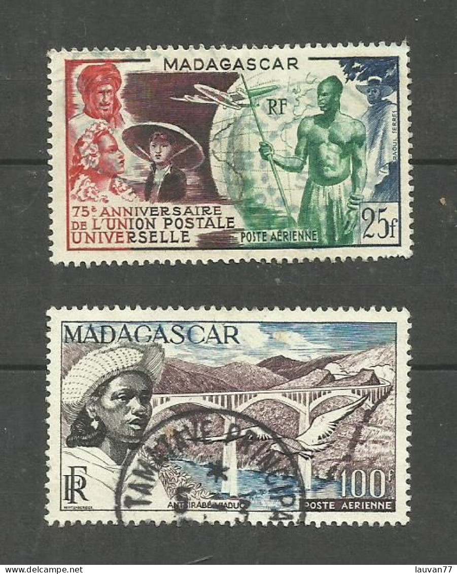 MADAGASCAR Poste Aérienne N°72, 76 Cote 6€ - Aéreo