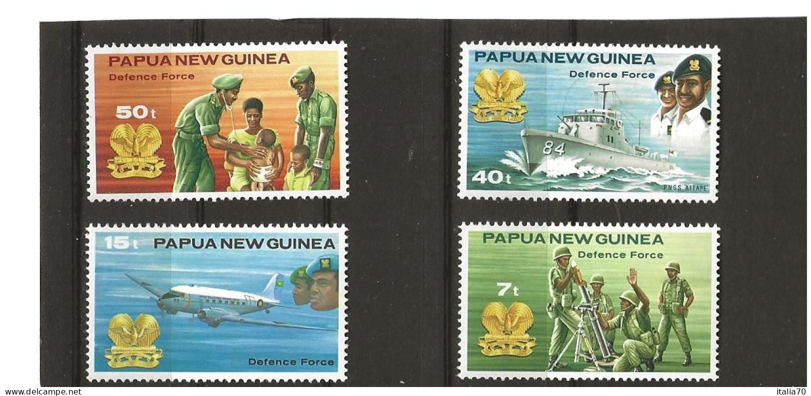 PAPÚA  NUEVA GUINEA 409/412 (1981) YVERT NUEVO - Papua Nuova Guinea