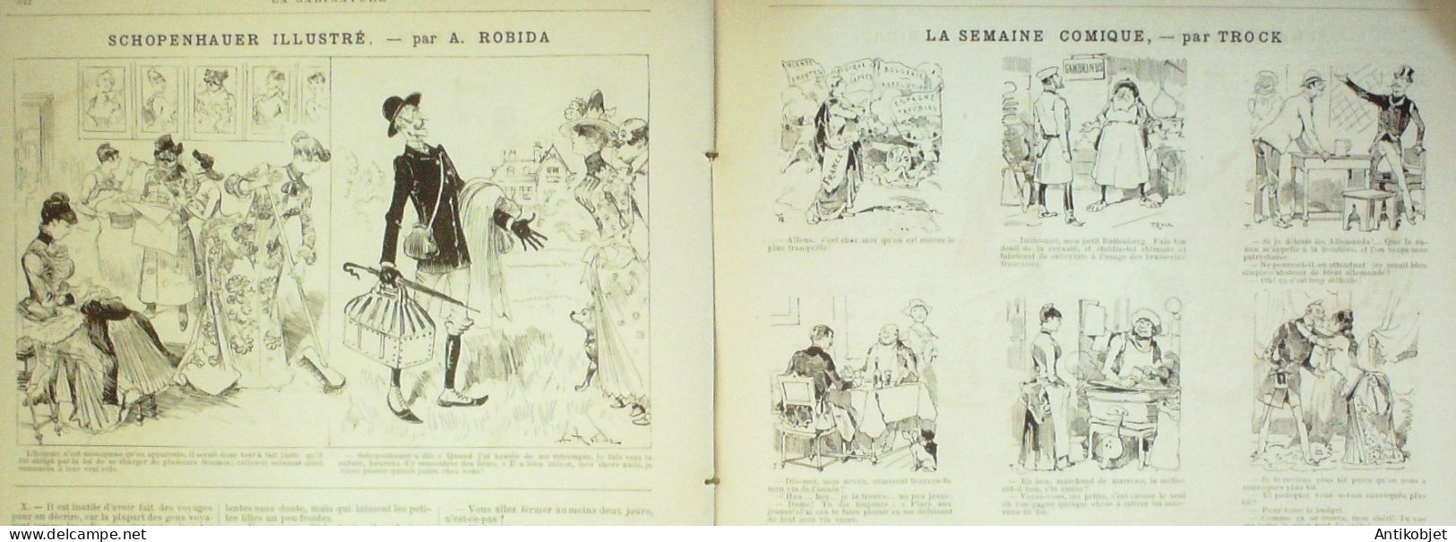 La Caricature 1886 N°355 L'amour En Discipline Caran D'Ache Succi Par Luque Rip Trock Robida - Riviste - Ante 1900