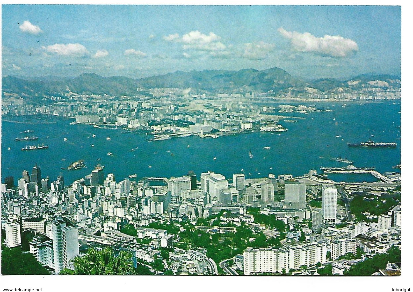 HONG KONG & KOWLOON FROM THE PEAK.-  HONG KONG.- ( CHINA ) - China (Hongkong)