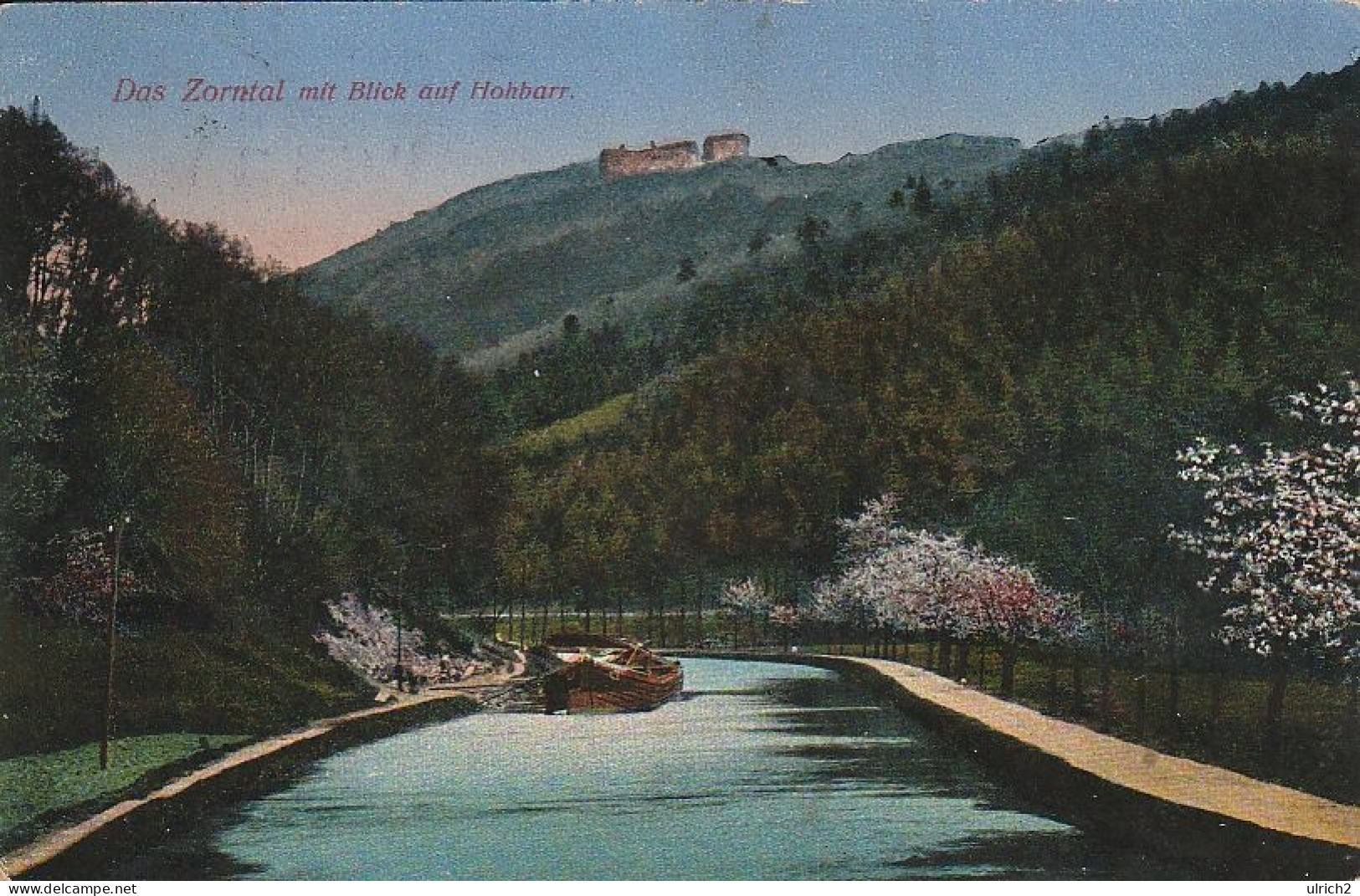 AK Das Zorntal Mit Blick Auf Hohbarr - Feldpost PC 33 - 1915 (69009) - Elsass