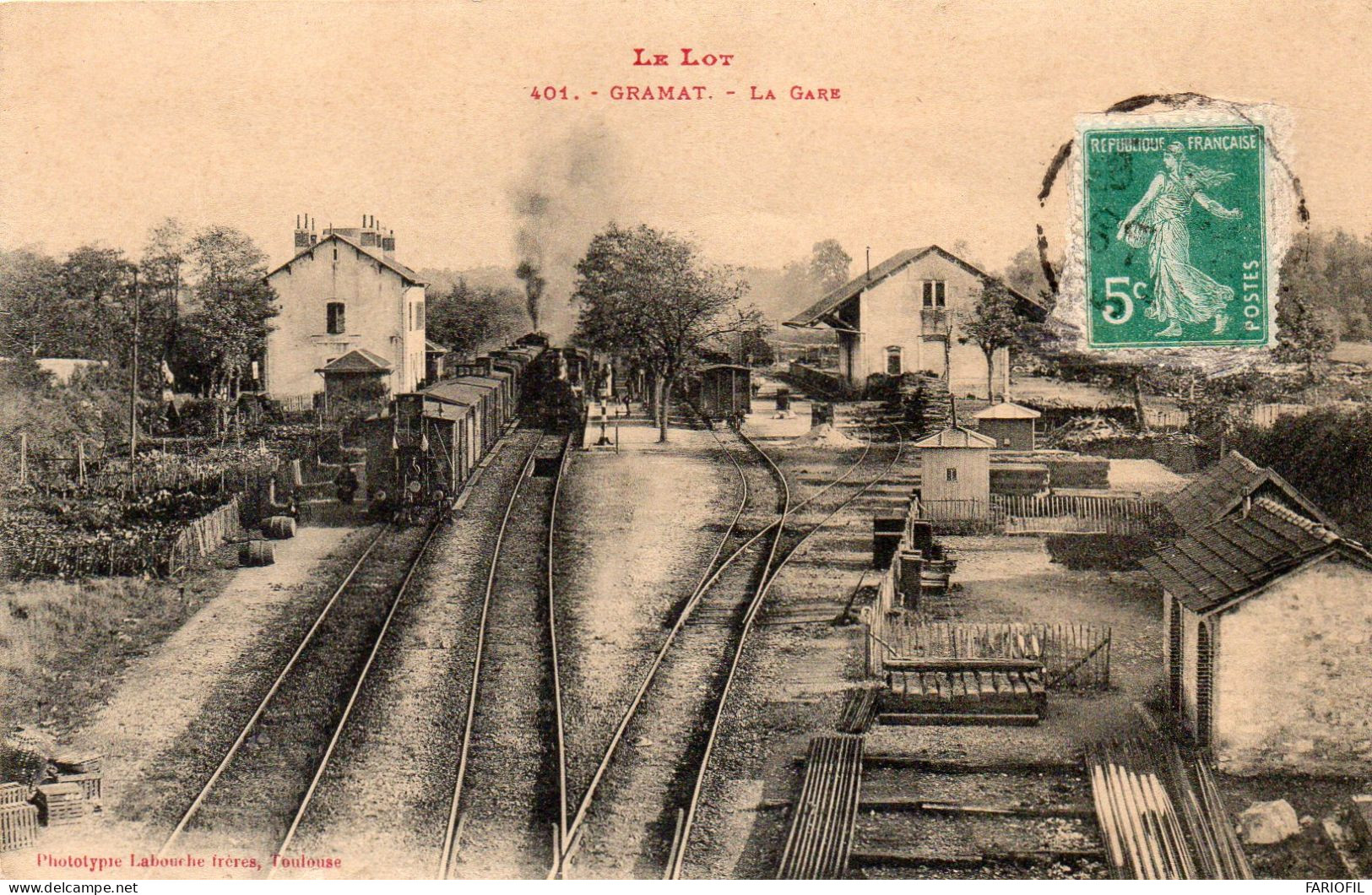 GRAMAT - La Gare . - Gramat