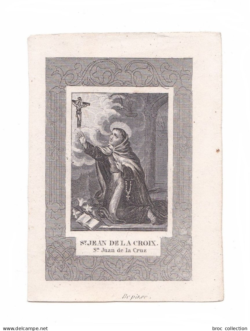 Saint Jean De La Croix, Gravure, éditeur Non Mentionné - Andachtsbilder