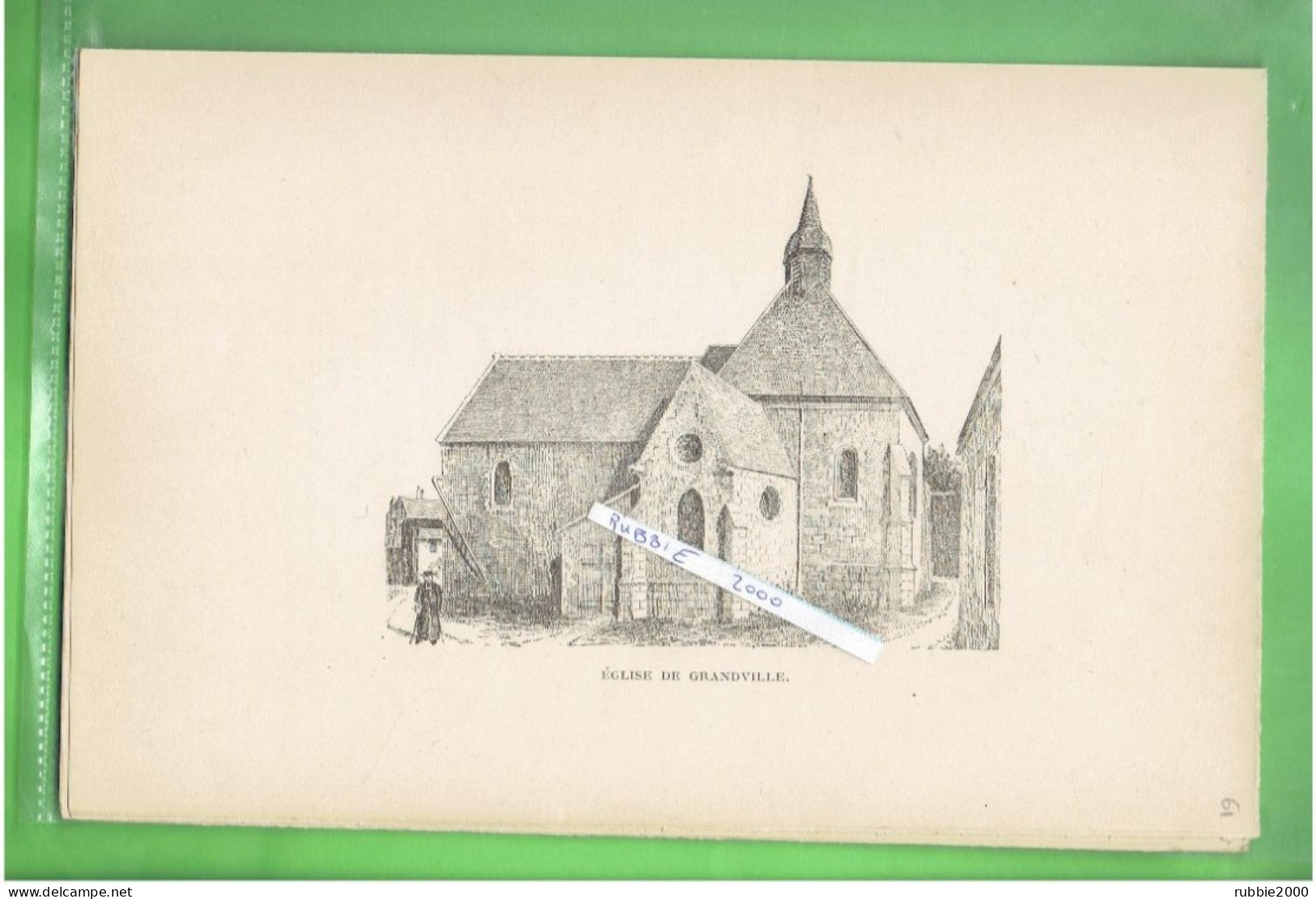 1897 EGLISE DE GRANDVILLE COMMUNE DE GRANDVILLE GAUDREVILLE EURE ET LOIR - Centre - Val De Loire