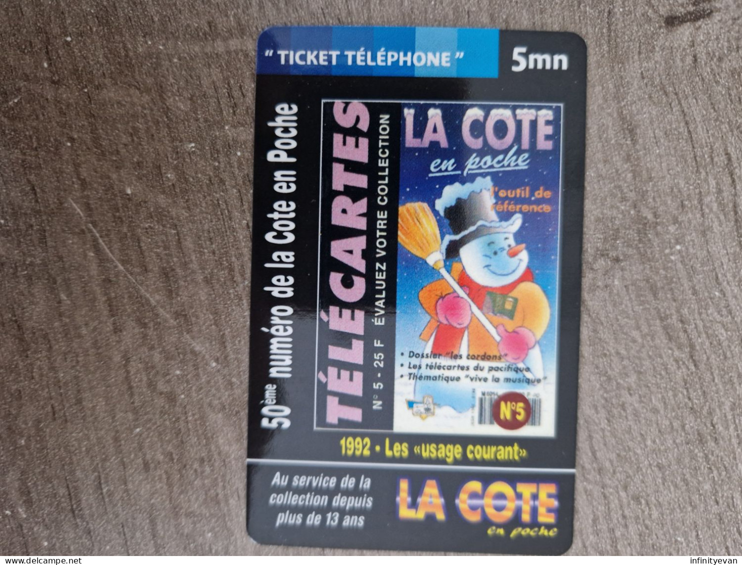 TICKET DE TELEPHONE COTE EN POCHE 2 - FT Tickets