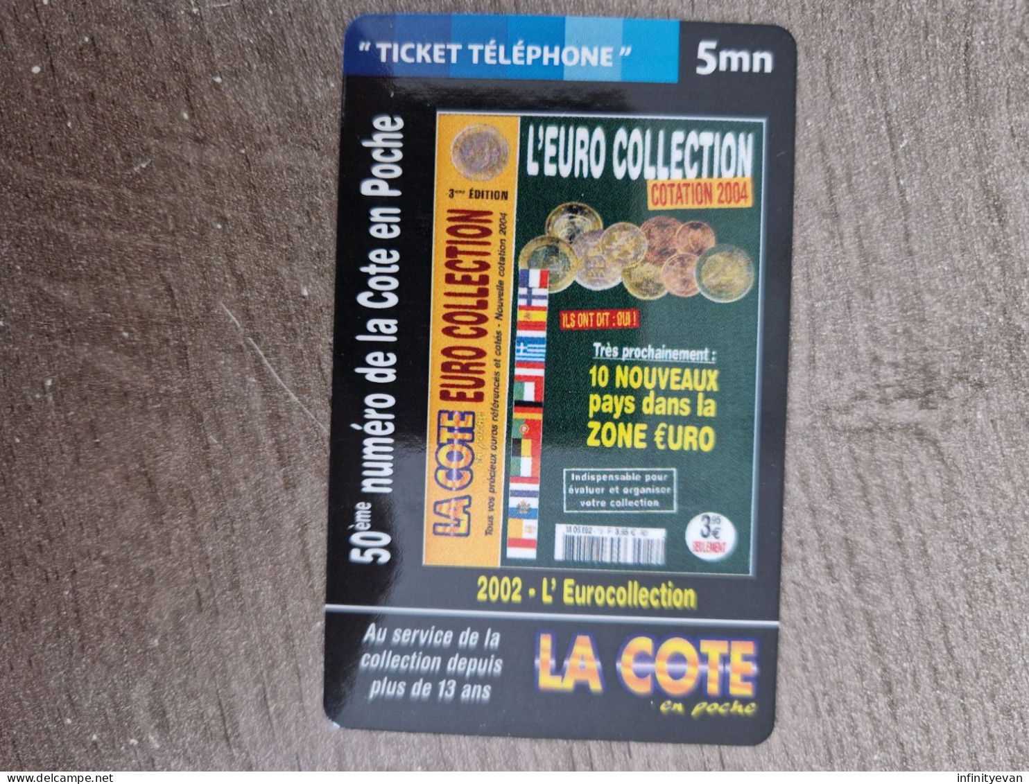 TICKET DE TELEPHONE COTE EN POCHE 3 - FT Tickets