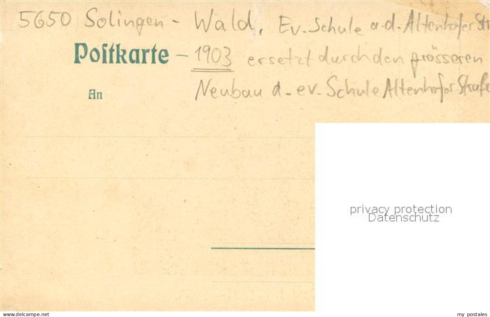 73750299 Wald Solingen Ev Schule Wald Solingen - Solingen