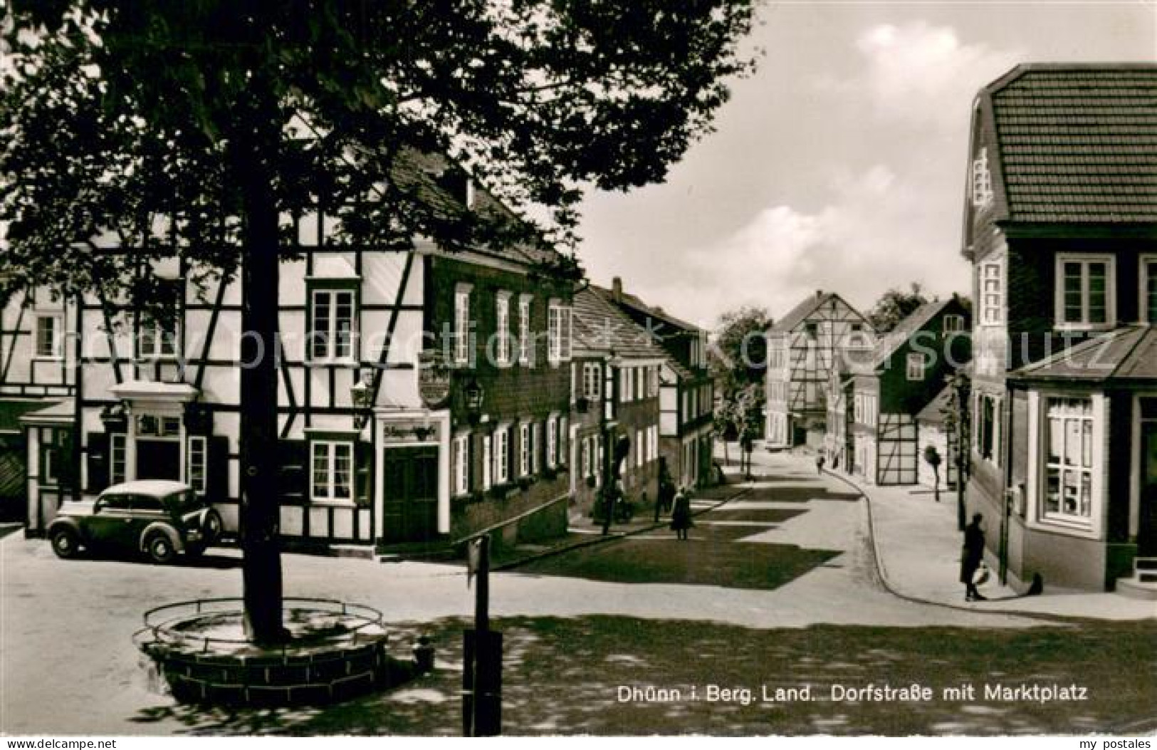 73750298 Dhuenn Wermelskirchen Dorfstrasse Mit Marktplatz Dhuenn Wermelskirchen - Wermelskirchen