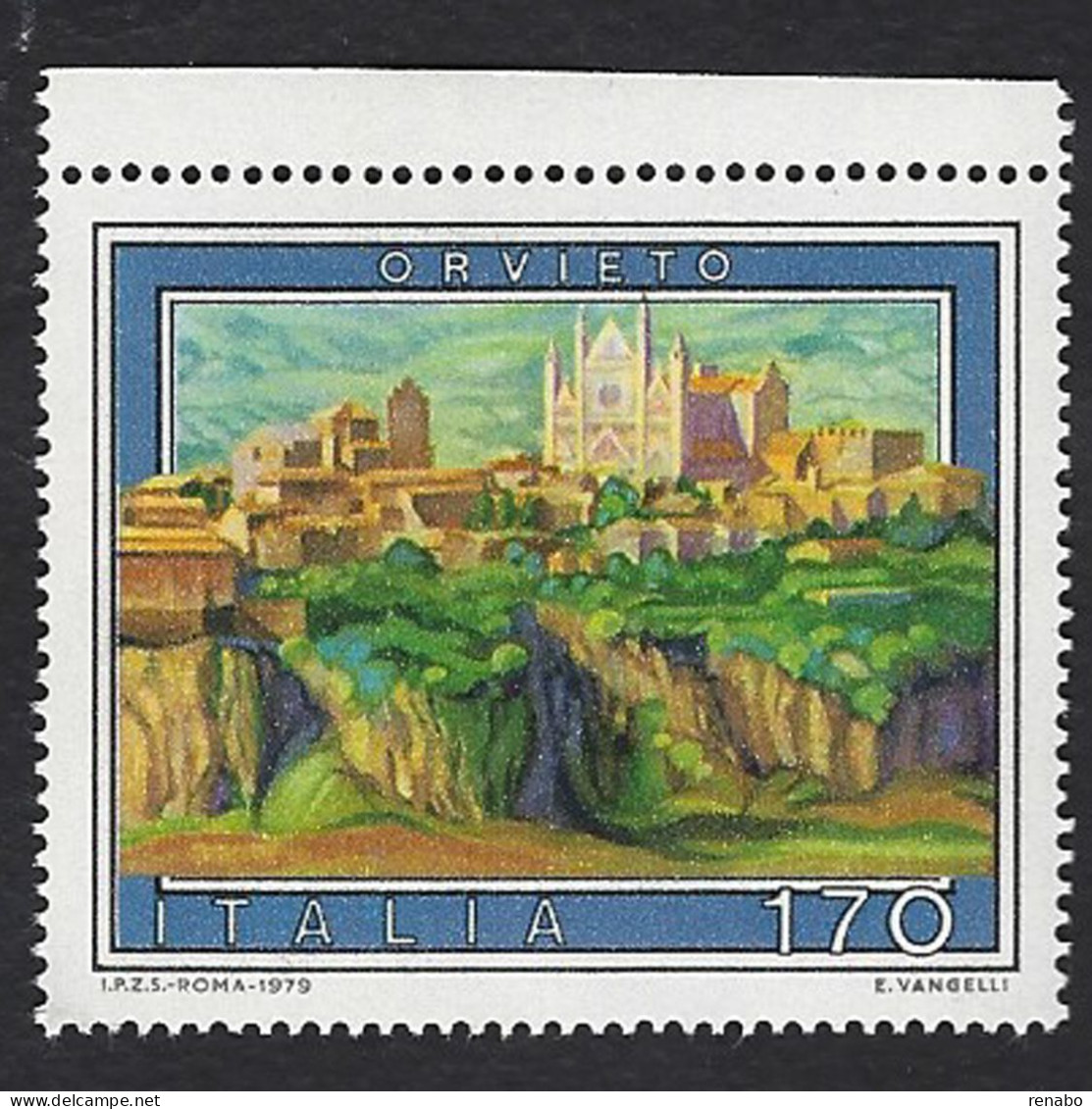 Italia, Italy, Italien, Italie 1979; Il Duomo Di Orvieto Con La Facciata In Stile Gotico; Capolavoro Del Tardo Medioevo - Kerken En Kathedralen