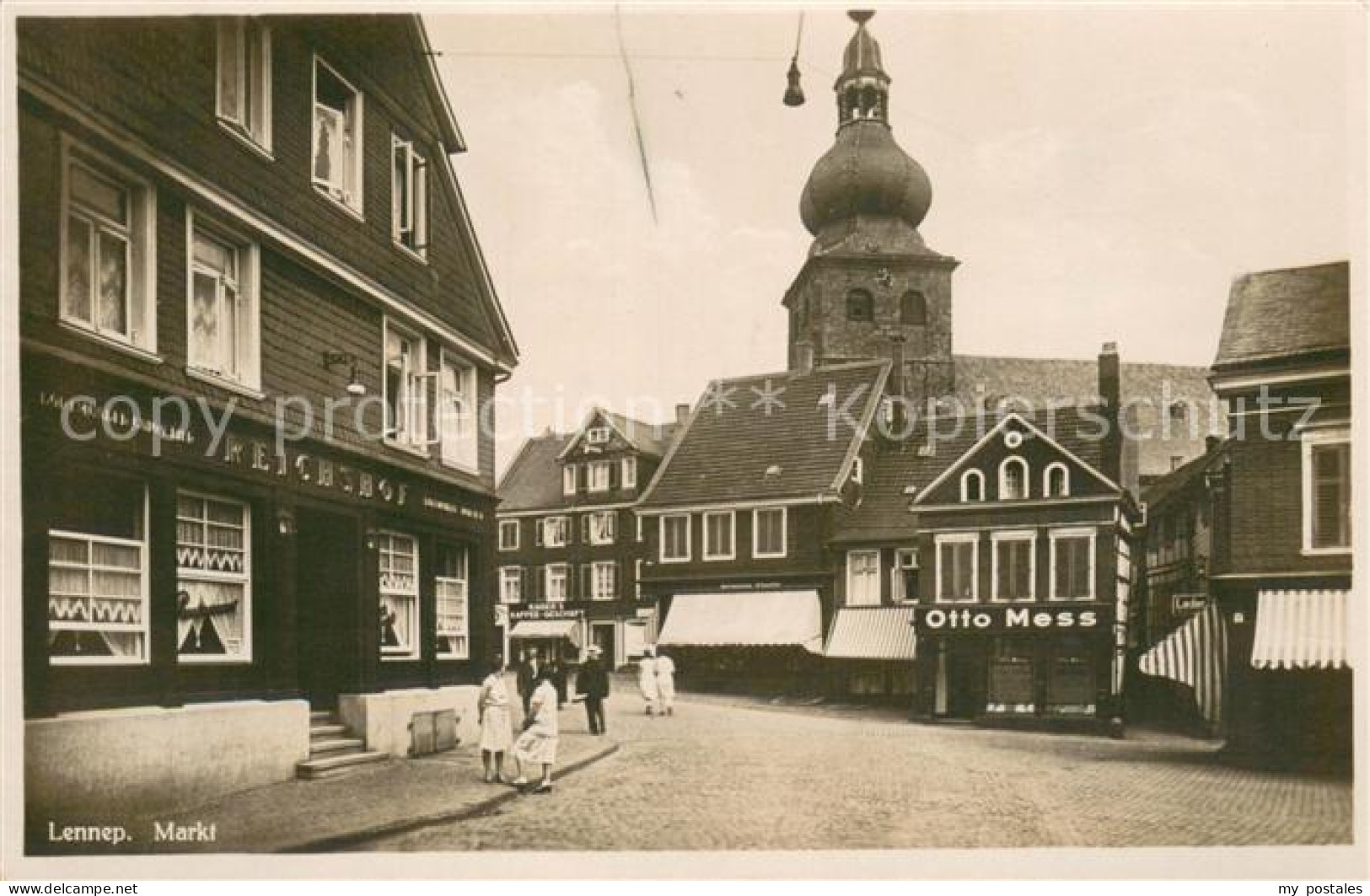 73750292 Lennep Markt Kirche Lennep - Remscheid