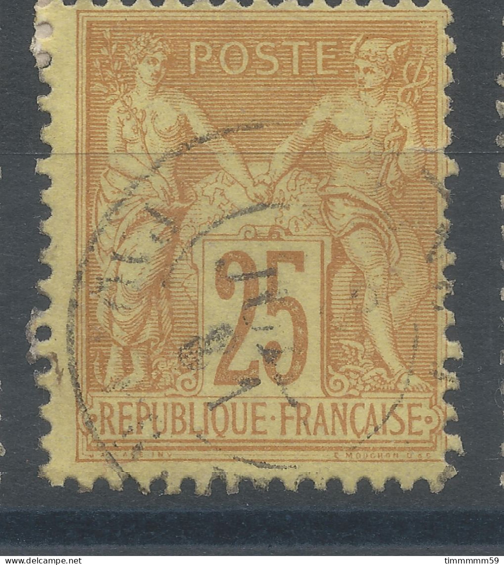 Lot N°82908   N°92, Oblitéré Cachet à Date - 1876-1898 Sage (Tipo II)
