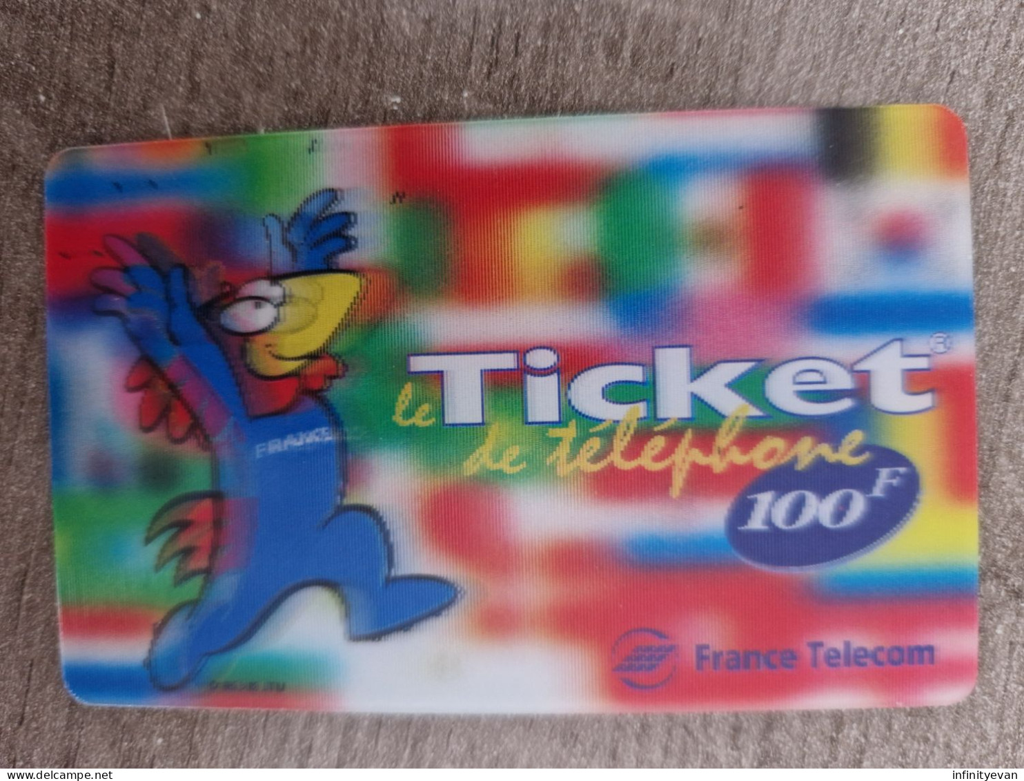 TICKET DE TELEPHOND FOOTIX VICTOIRE - Billetes FT